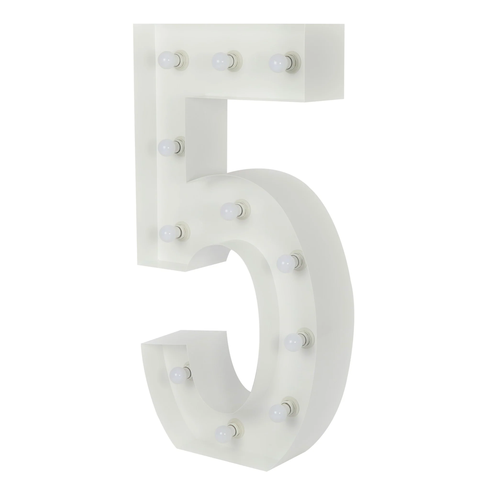 Large 4ft Tall LED Marquee Number - 5 - Image 4