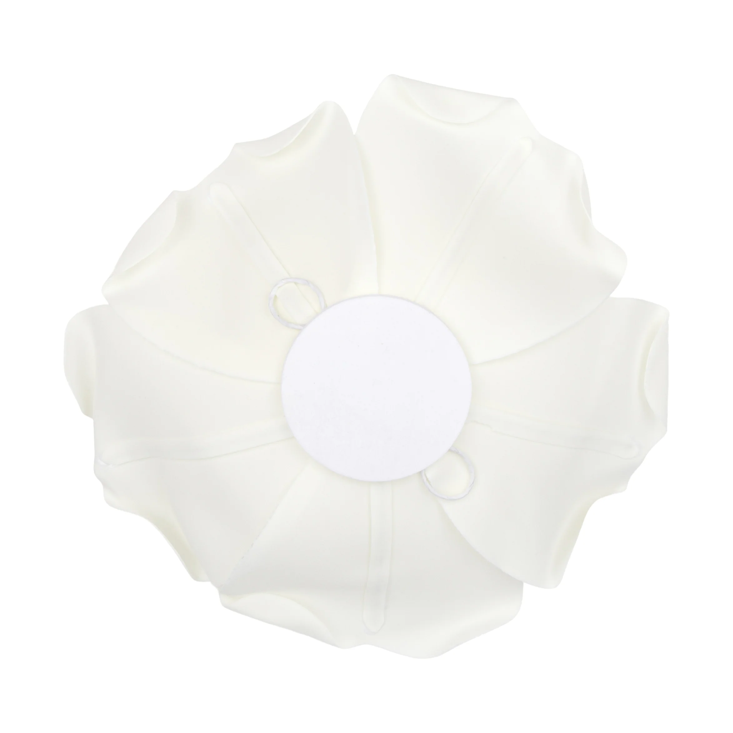 Large Foam Rose Wall Decor 30 cm - Ivory - Image 2