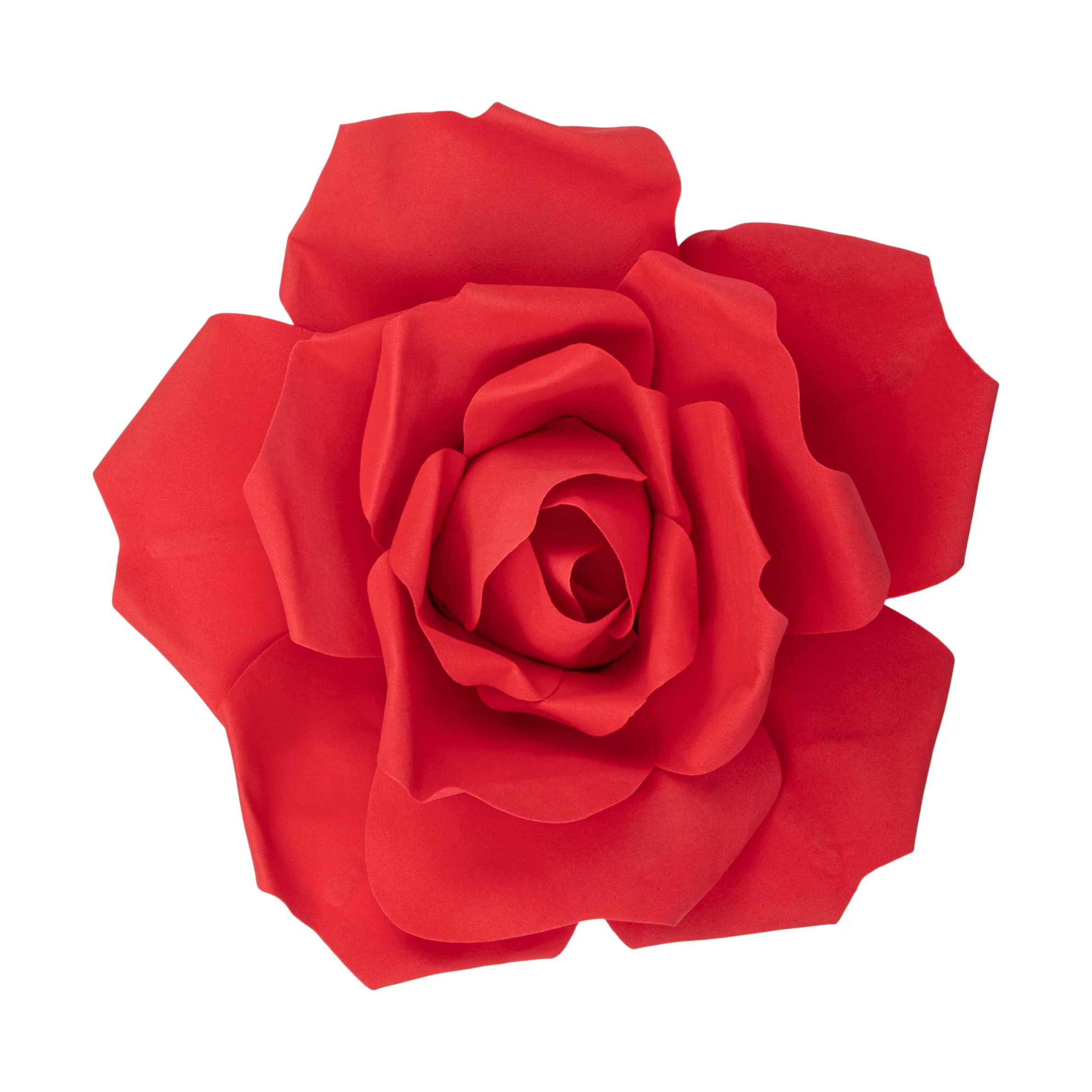Large Foam Rose Wall  Decor 30 cm - Red
