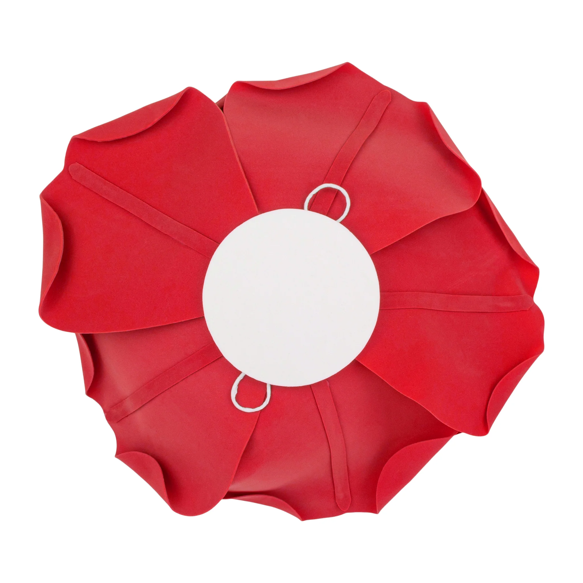 Large Foam Rose Wall Decor 40 cm - Red - Image 2
