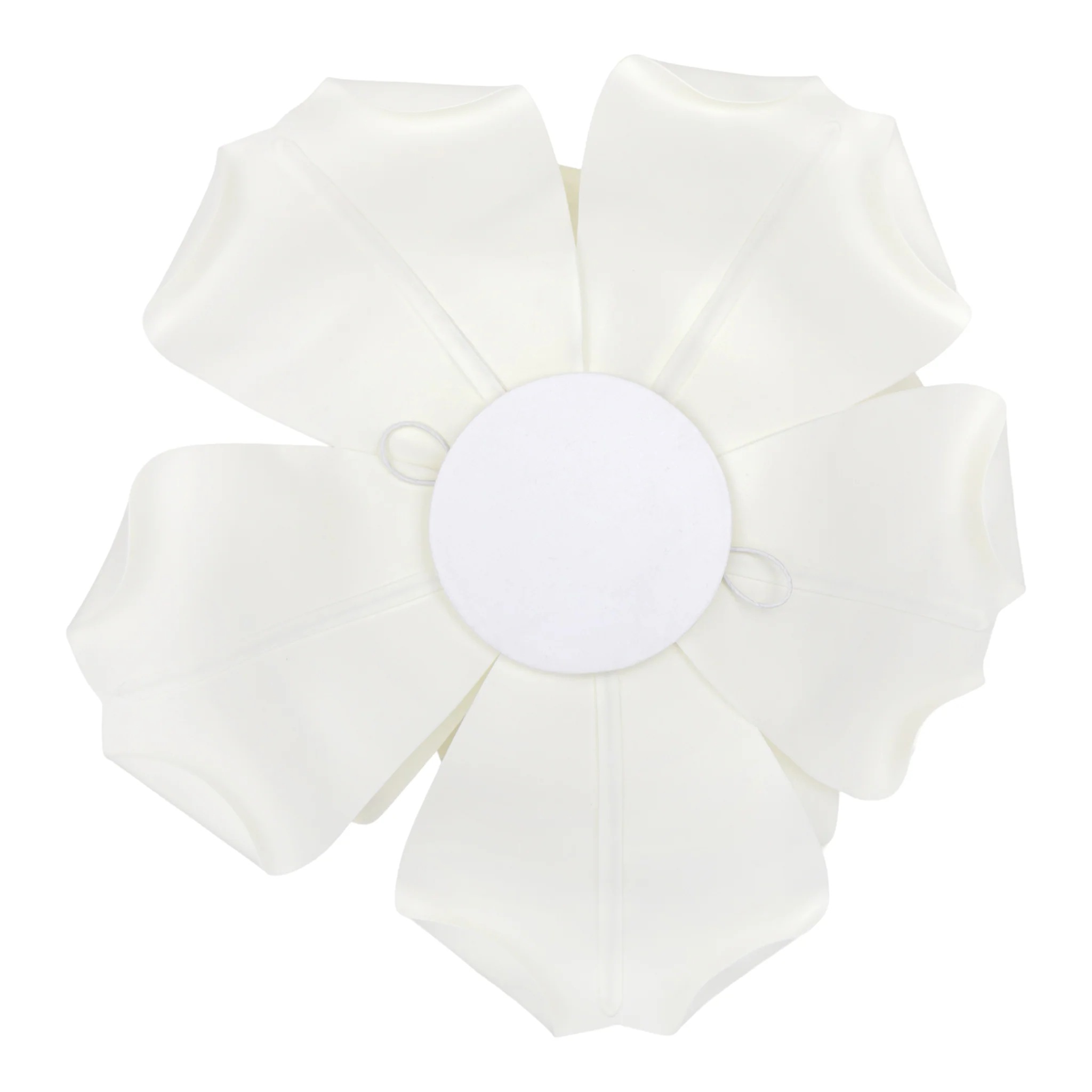 Large Foam Rose Wall Decor 50 cm - Ivory - Image 2