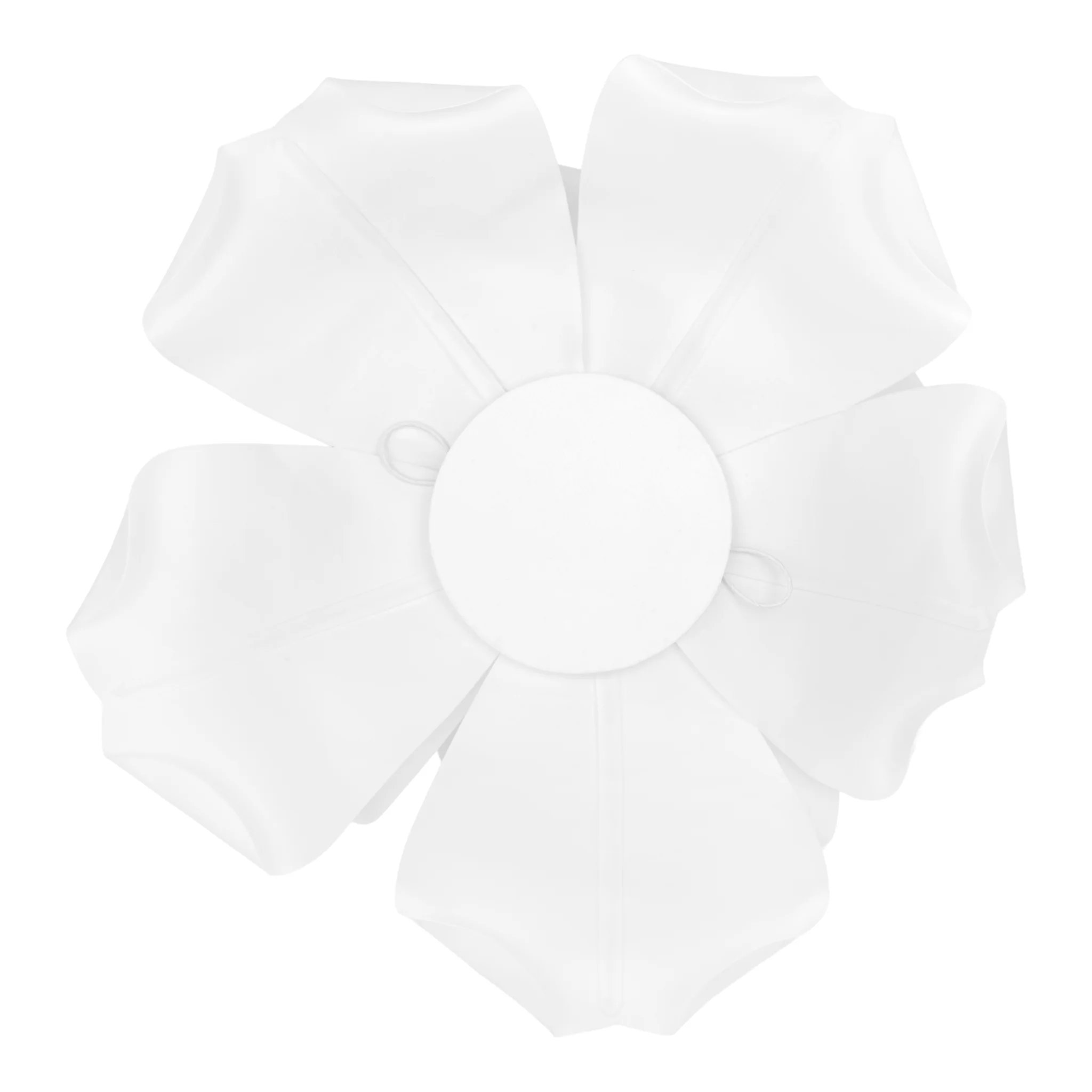 Large Foam Rose Wall  Decor 50 cm - White - Image 2