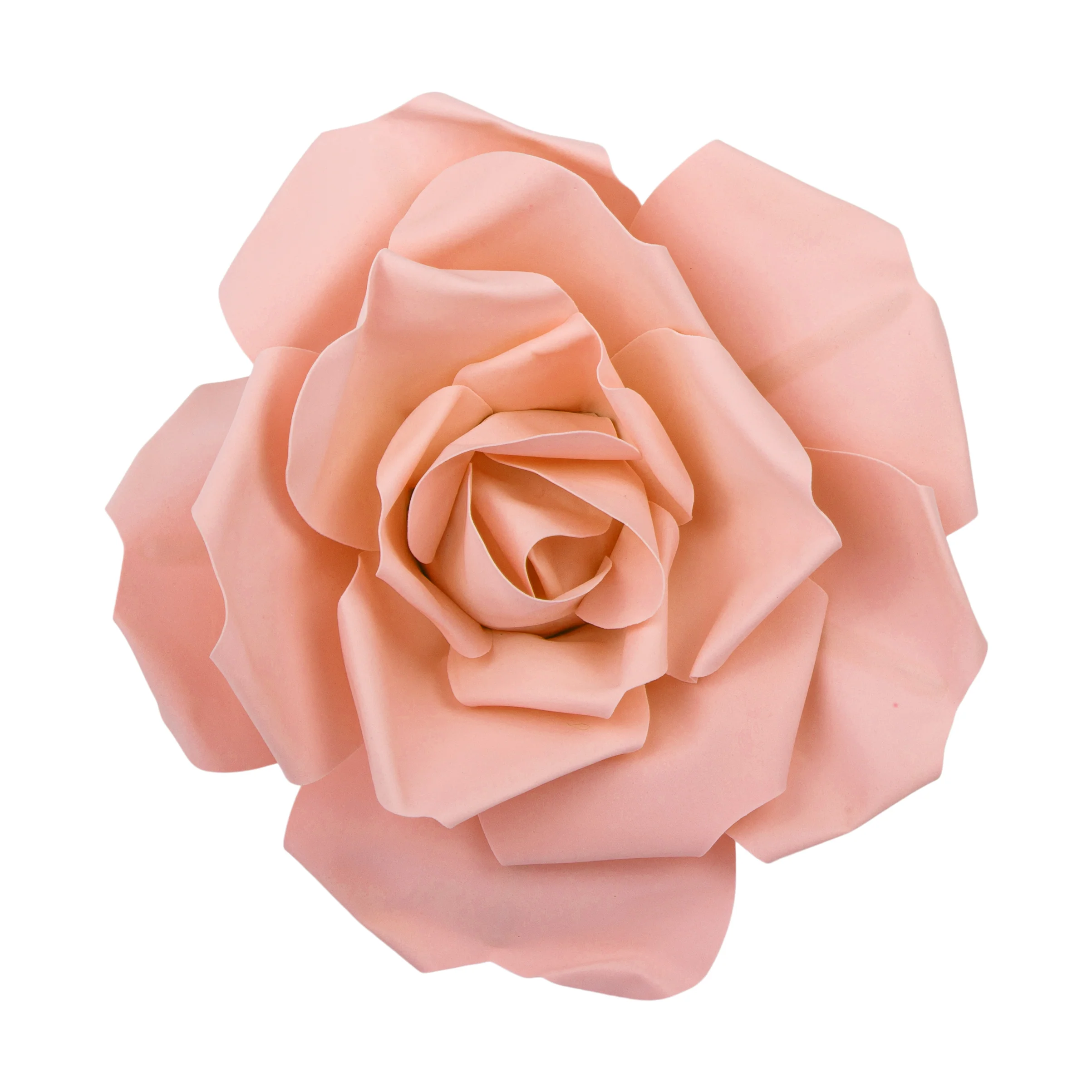 LED Lighted Large Foam Rose Wall Decor 30 cm - Blush - Image 3