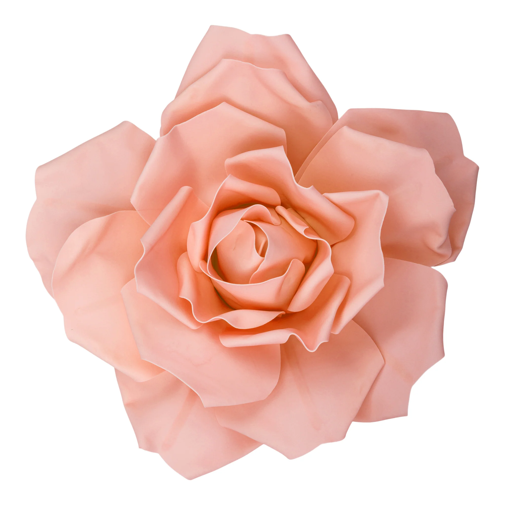 LED Lighted Large Foam Rose Wall Decor 50 cm - Blush - Image 3