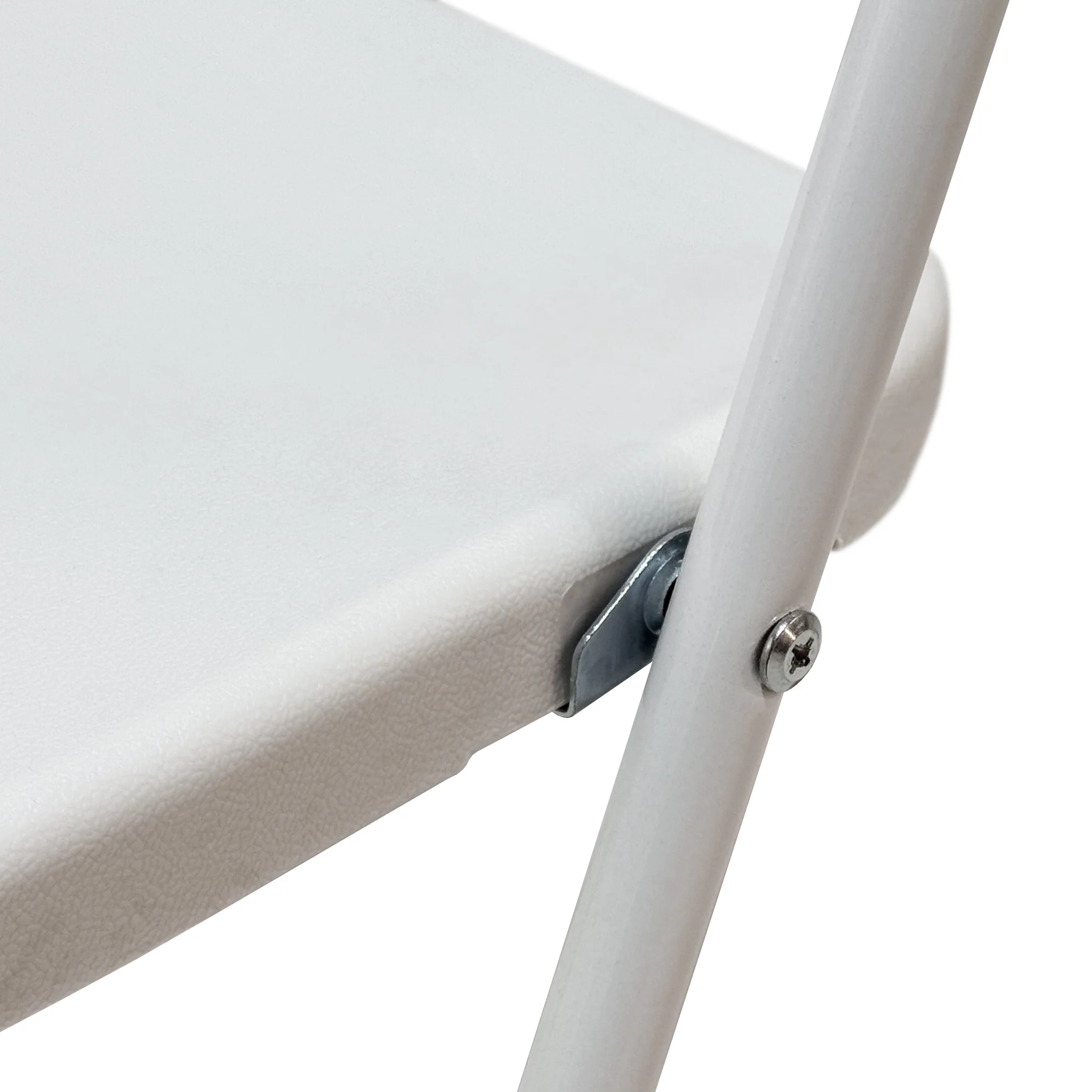 10pc/pk White Plastic Folding Chairs Lightweight - Image 12