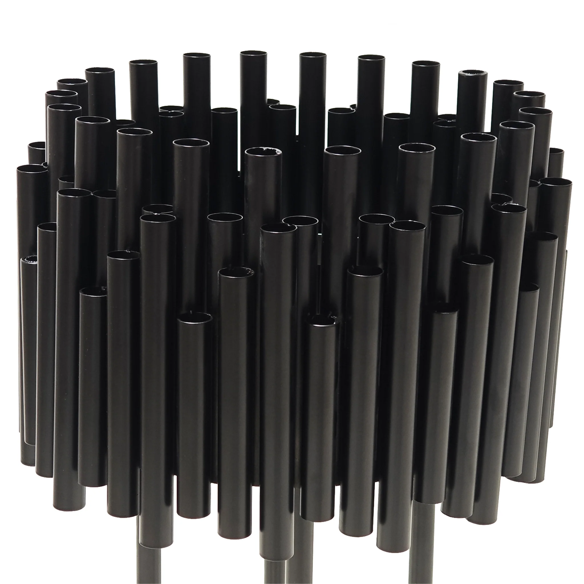 Luxe Drum Table Centerpiece Stand - Black - Image 2