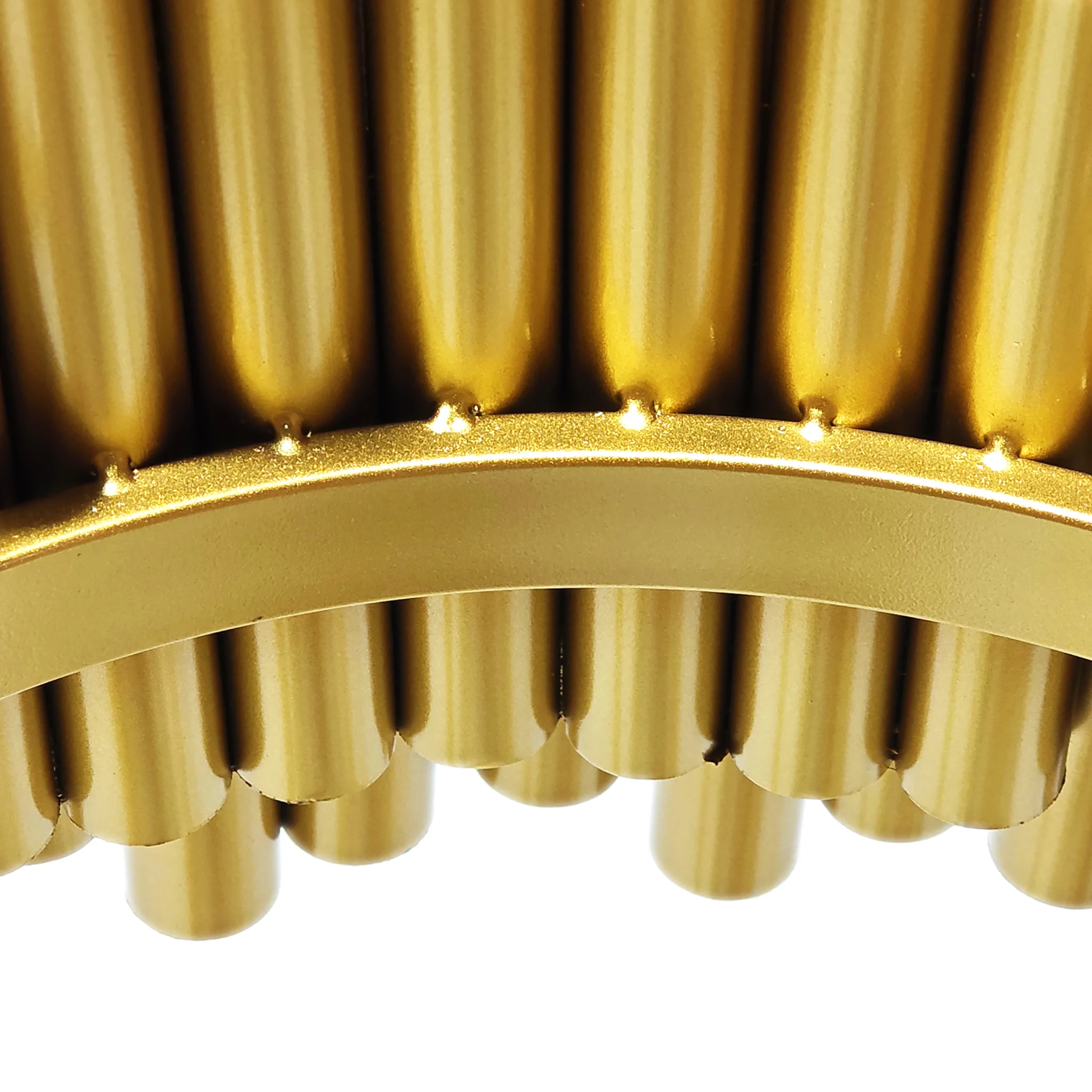Luxe Drum Table Centerpiece Stand - Gold - Image 5