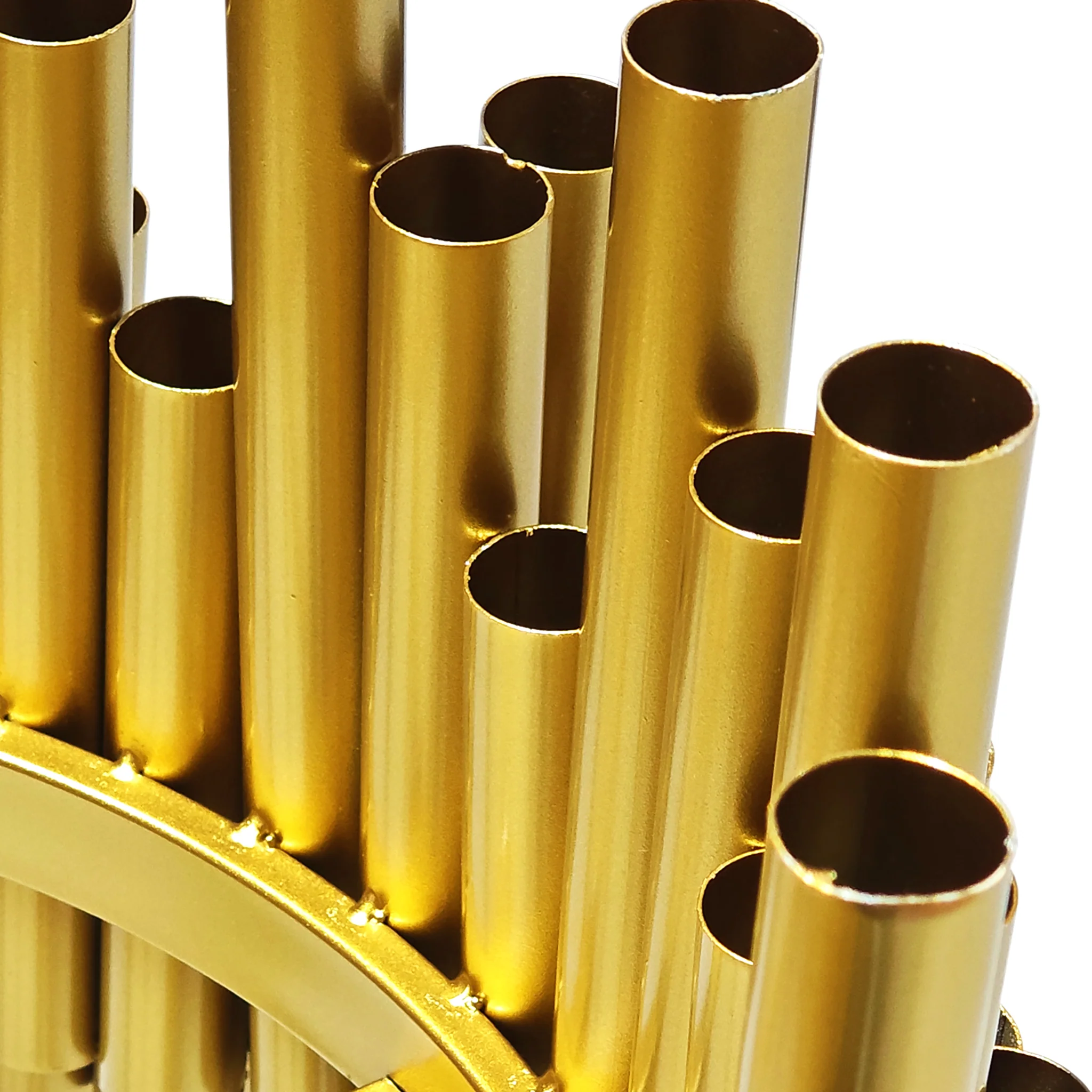 Luxe Drum Table Centerpiece Stand - Gold - Image 6