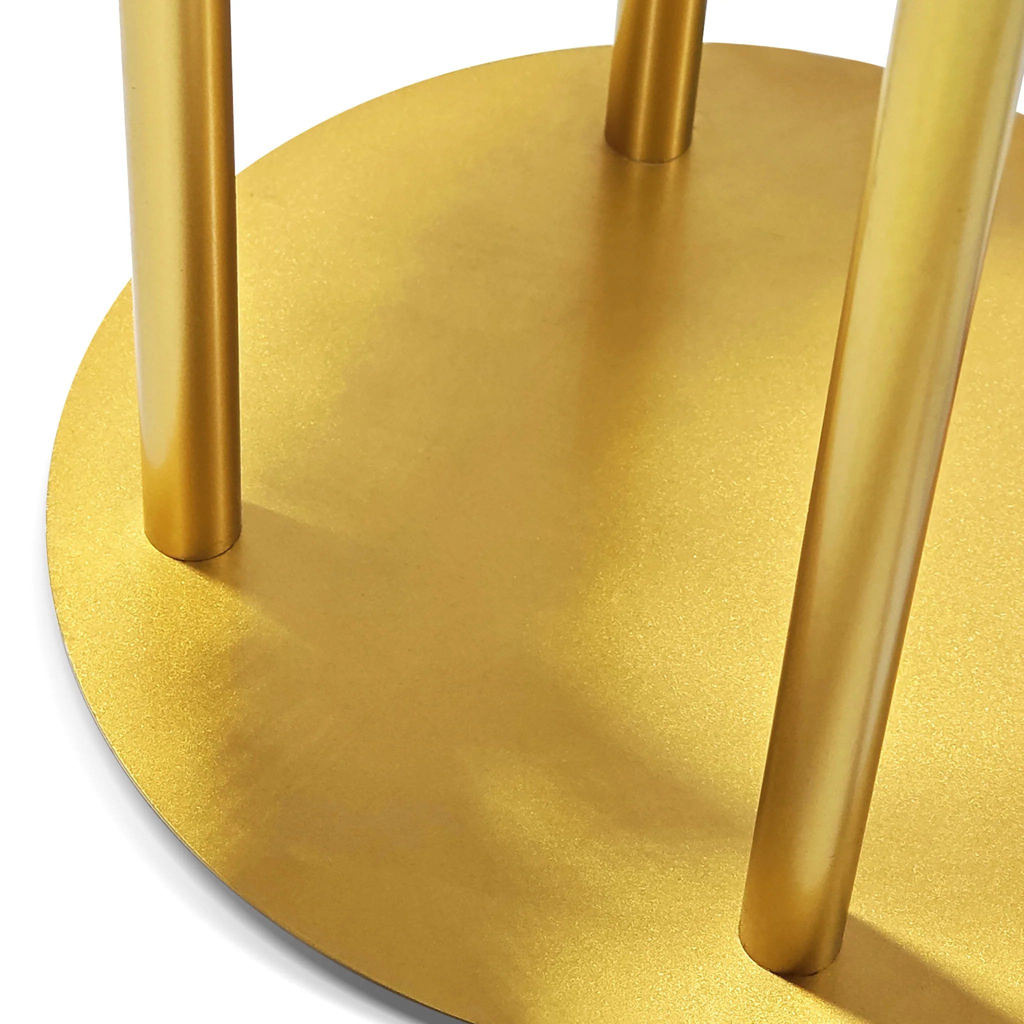 Luxe Drum Table Centerpiece Stand - Gold - Image 8