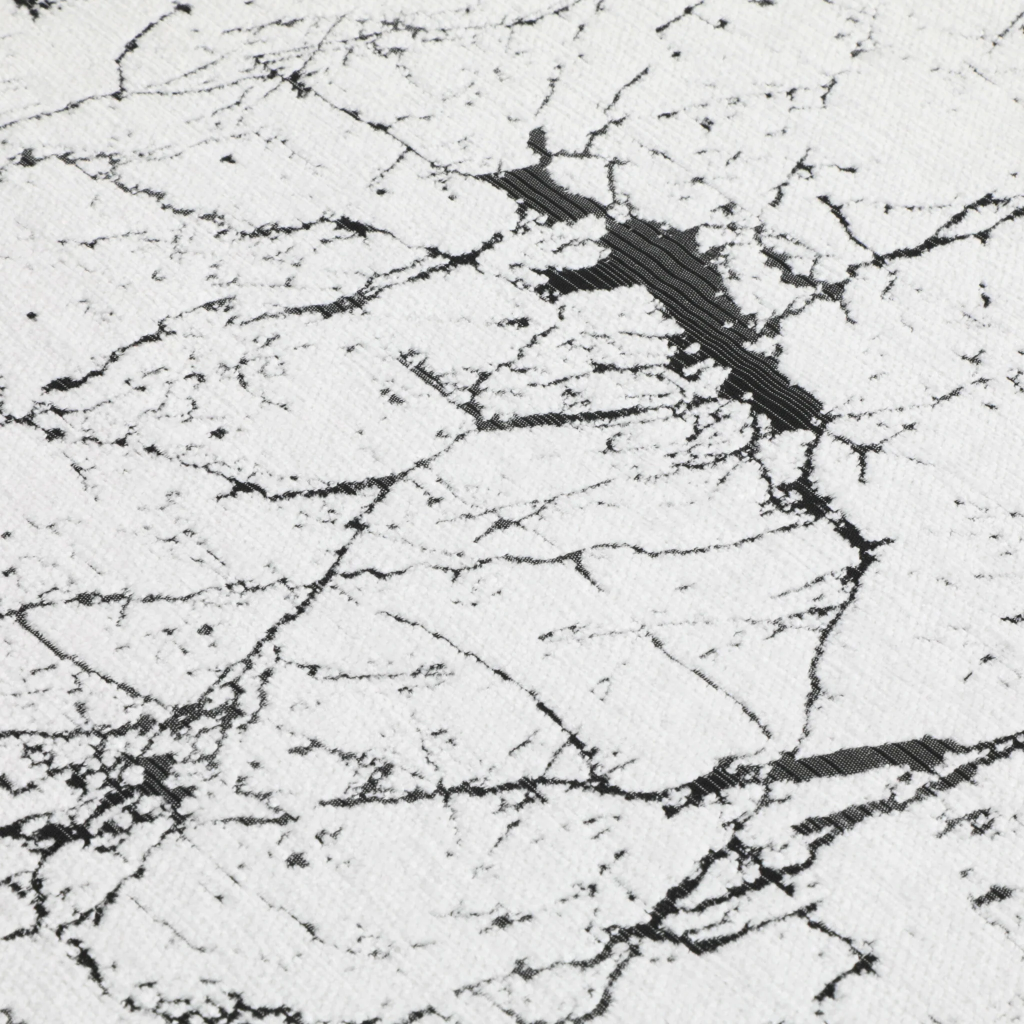 Marble Reversible Jacquard Tablecloth 90"x156" Rectangle  - Shimmer Black - Image 9