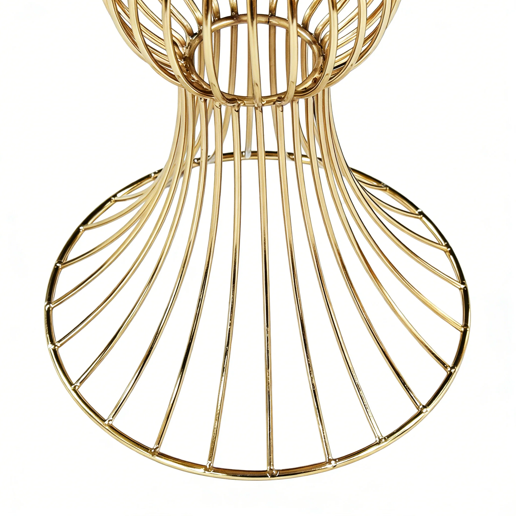 2pcs/set Metal Wire Floral Stand Centerpiece - Gold - Image 8
