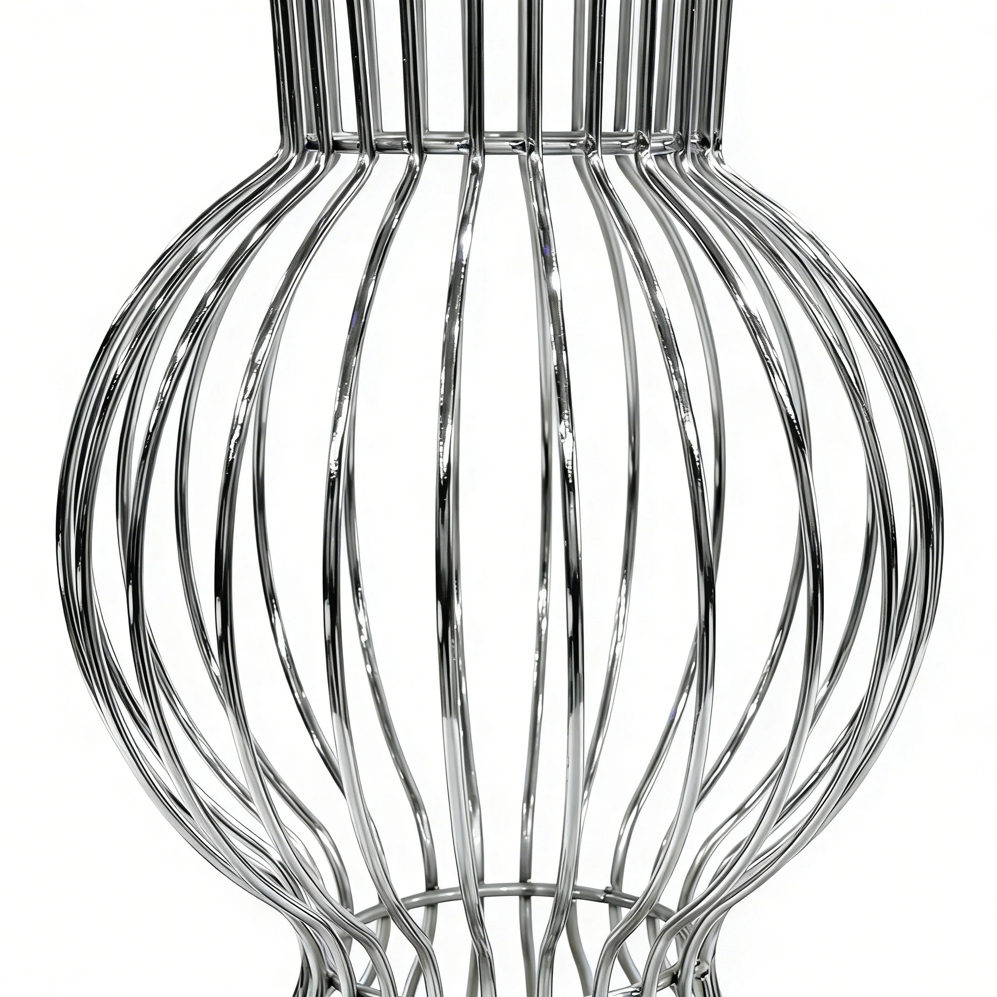 2pcs/set Metal Wire Floral Stand Centerpiece - Silver - Image 5