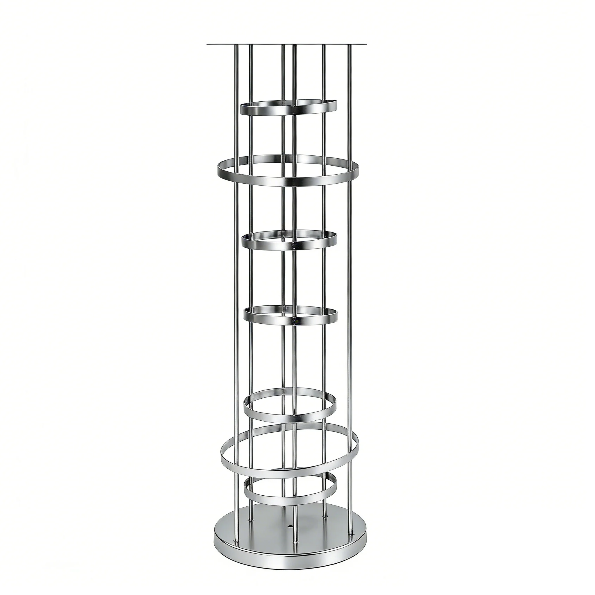 2pcs/set Modern Silver Spiral Table Centerpiece - Image 2