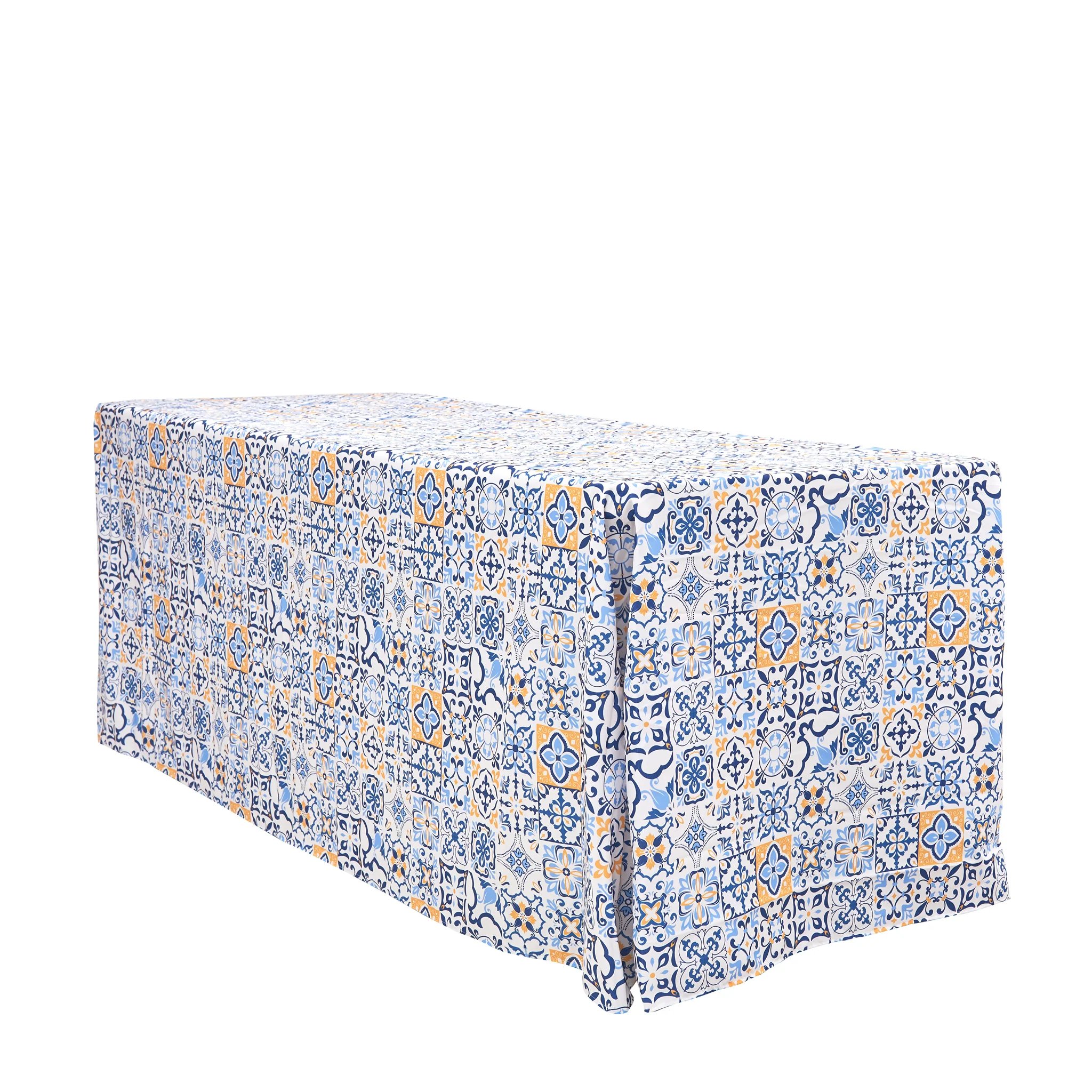 Morocco Mediterranean Rectangular 90"x132" Tablecloth
