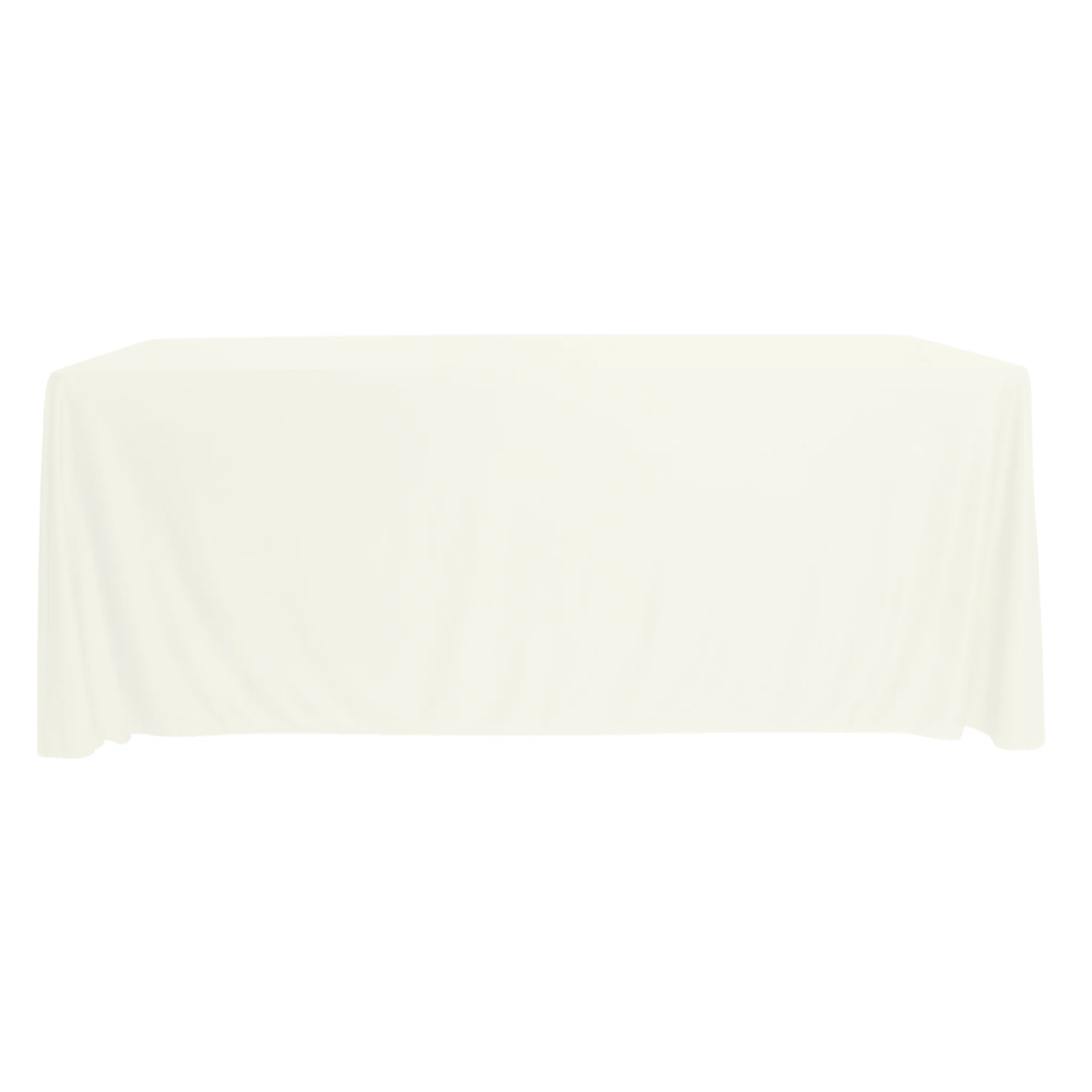 Scuba King 108"x156" Rectangular Tablecloth - Ivory