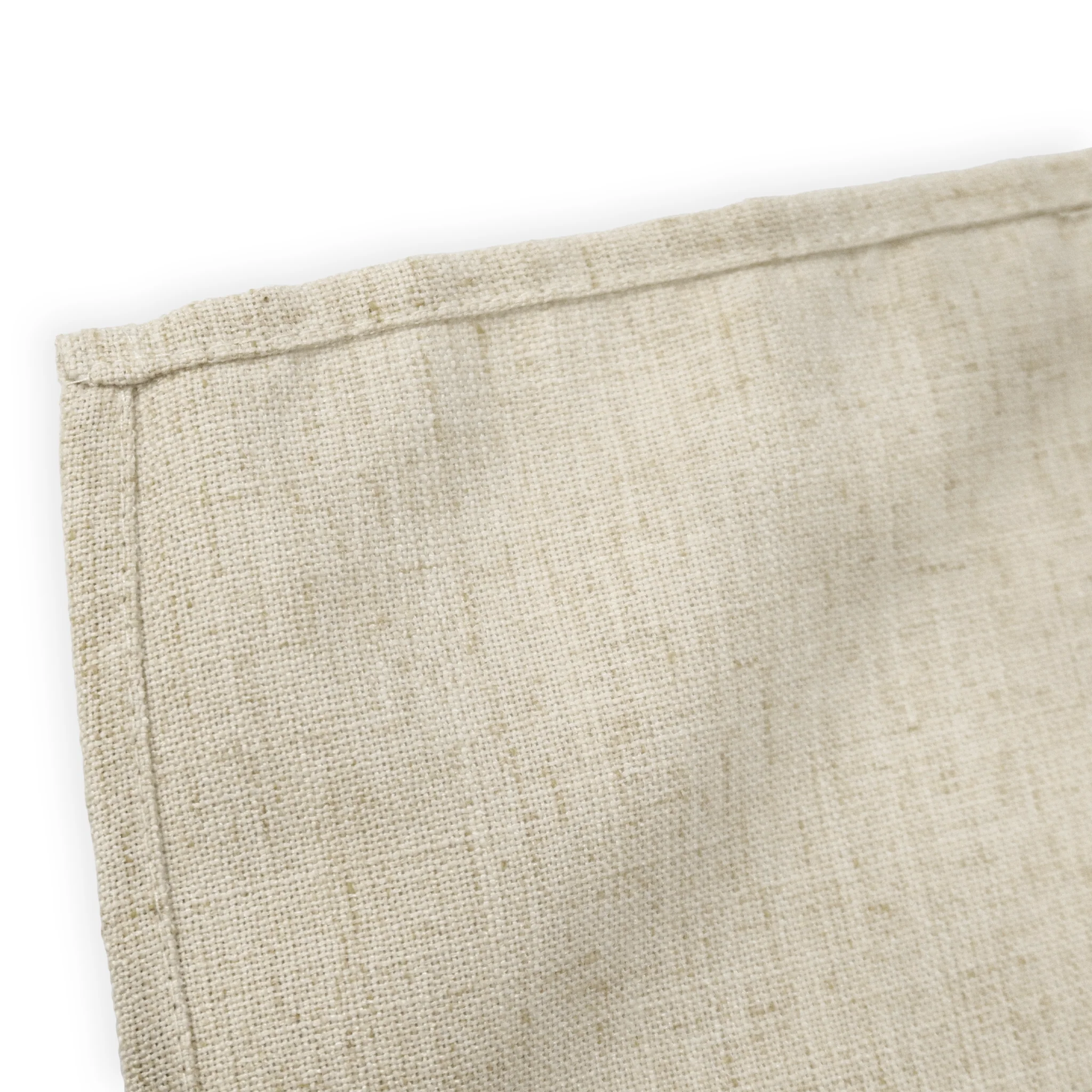 5 pcs/pk Premium Linen-Look Panama Weave 20"x20" Napkin - Ivory - Image 5