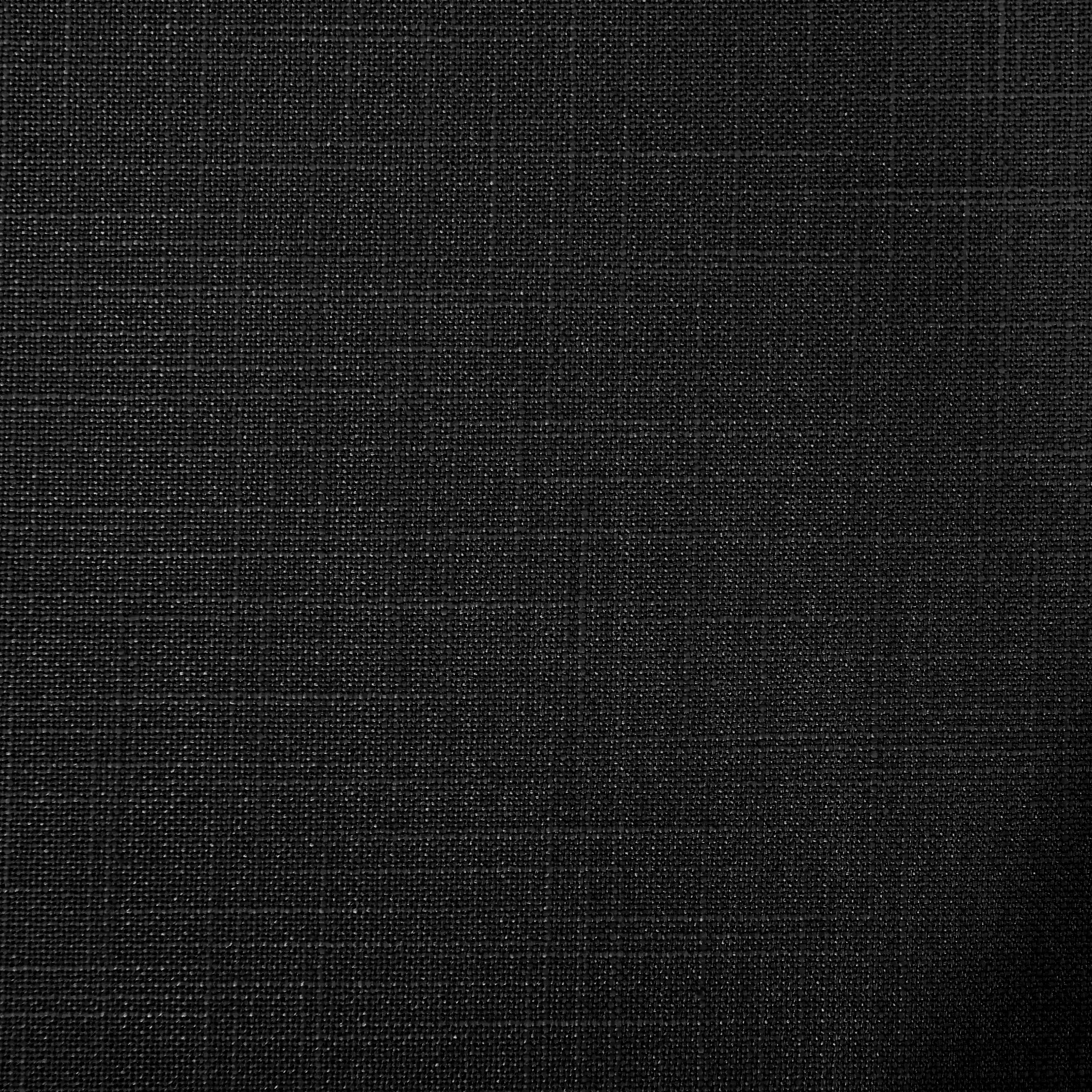 Premium Linen-Look Panama Weave 90"x156" Rectangle Tablecloth - Black - Image 3