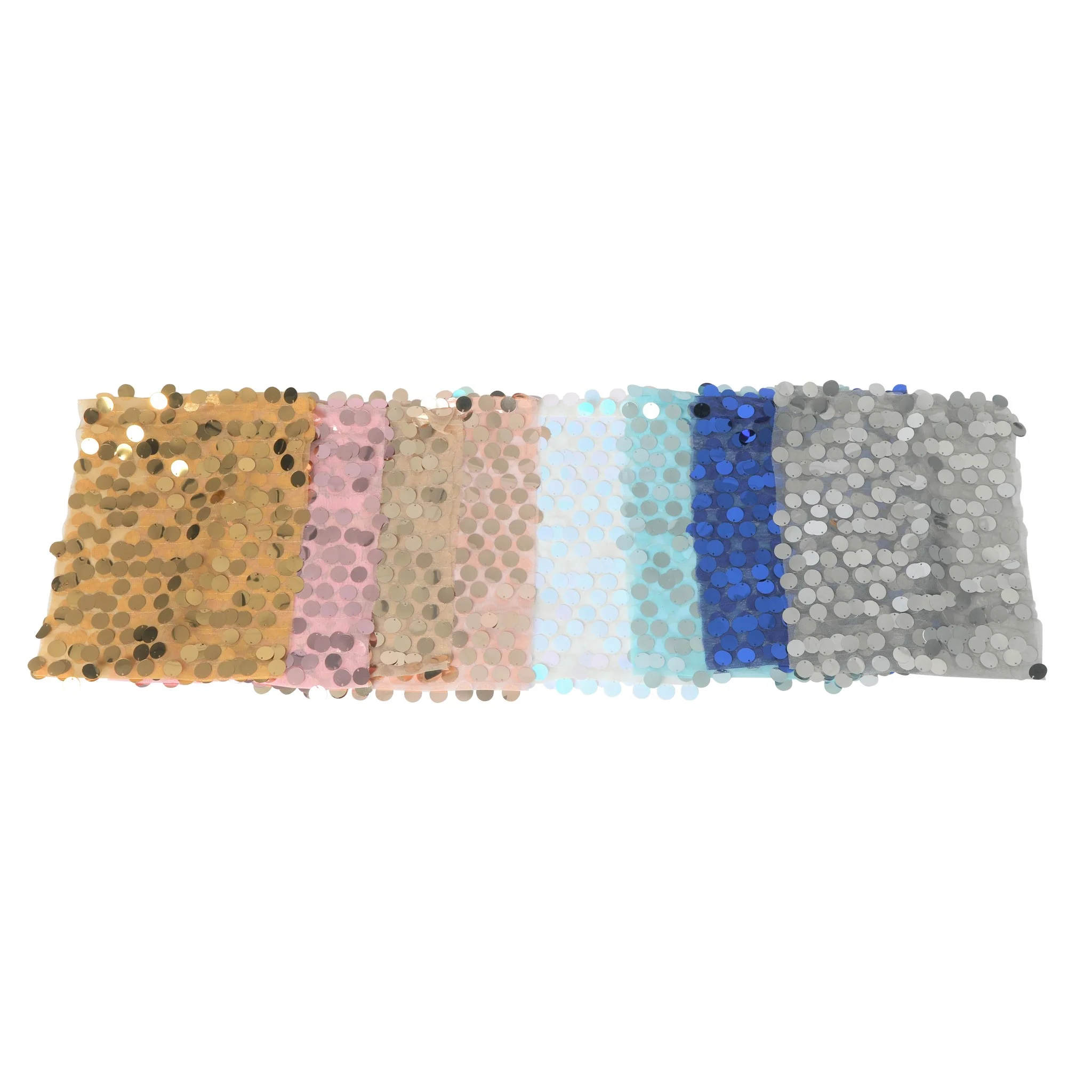 5 pcs/pk Payette Sequin Chair Bands - Blush/Rose Gold - Image 7