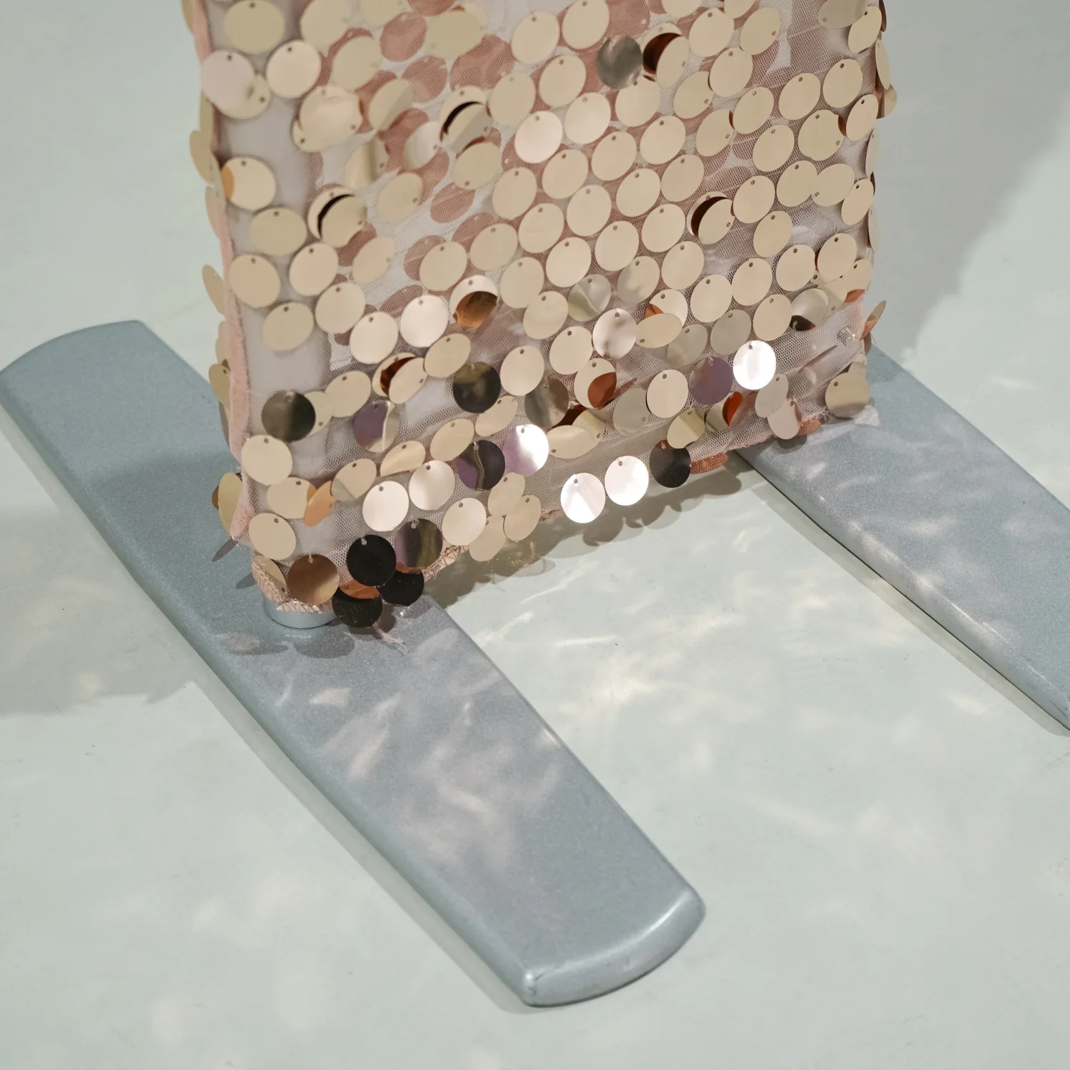 Payette Sequin Open Center Arch Cover - Blush/Rose Gold - Image 2