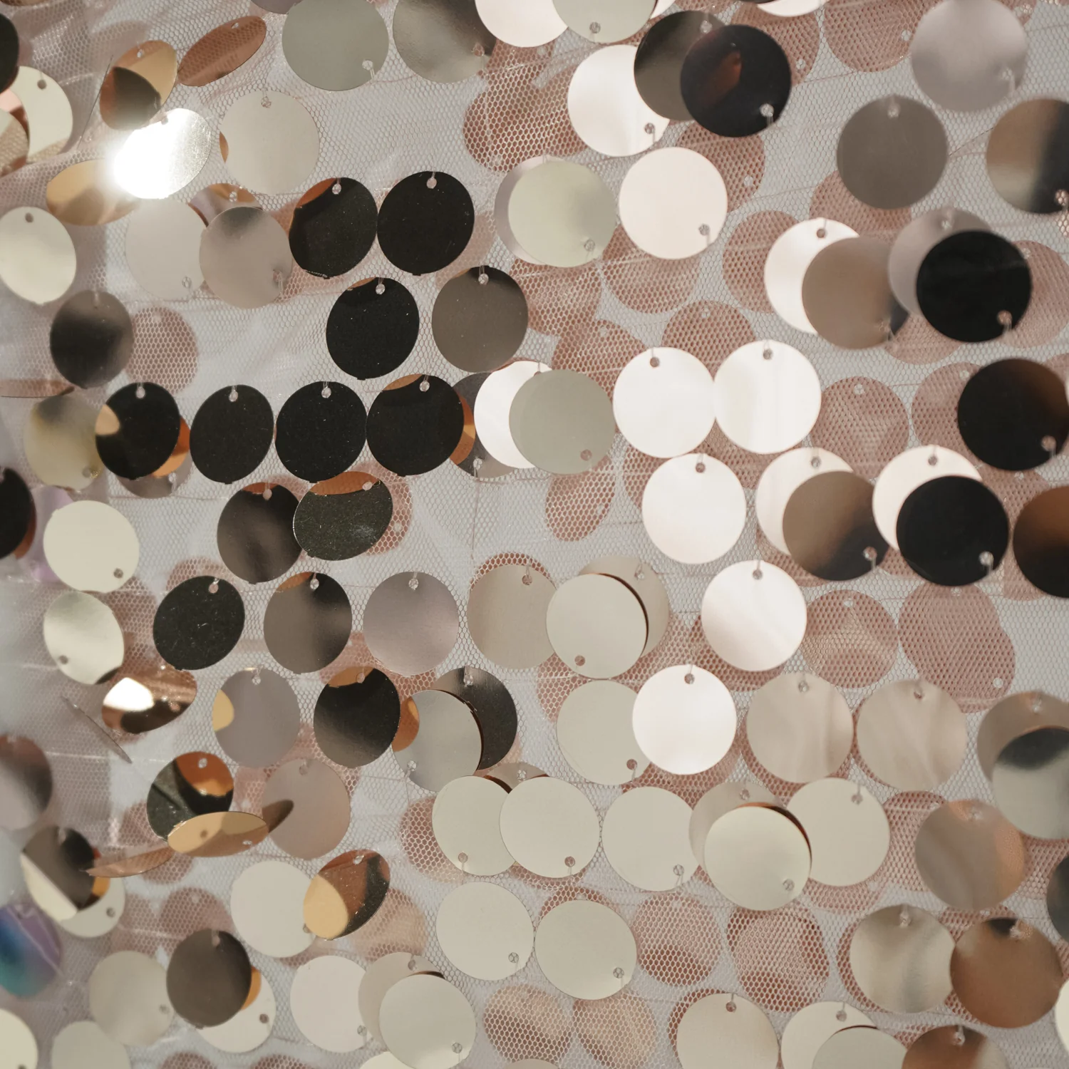 Payette Sequin Open Center Arch Cover - Blush/Rose Gold - Image 4