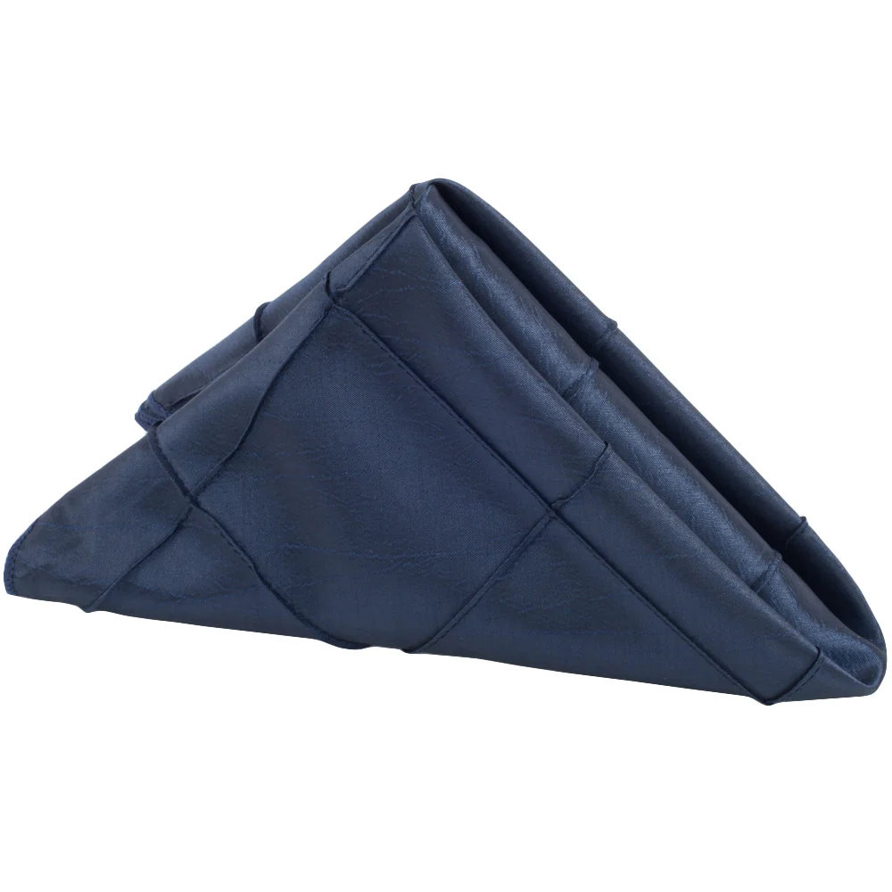 Pintuck Napkin 20"x20" - Navy Blue