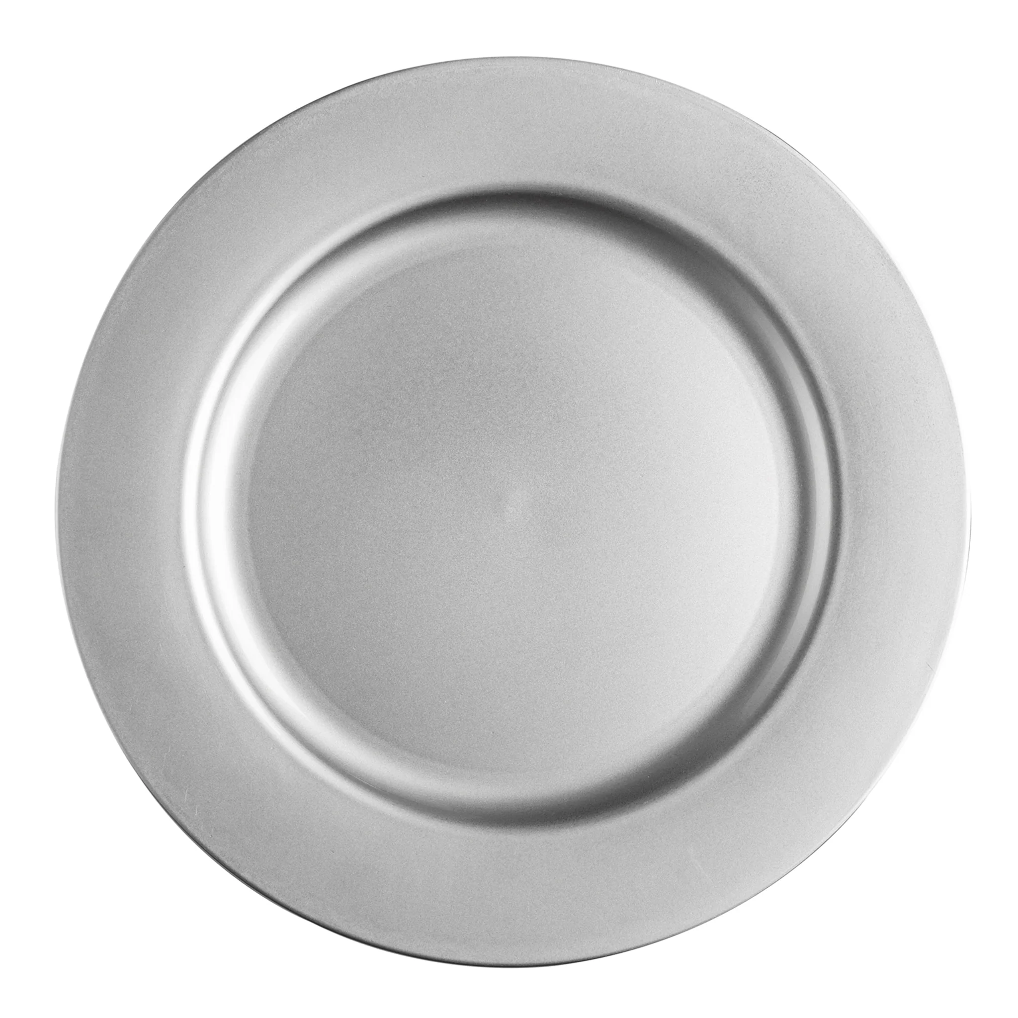 Plain Round 13" Charger Plates - Silver - Image 5