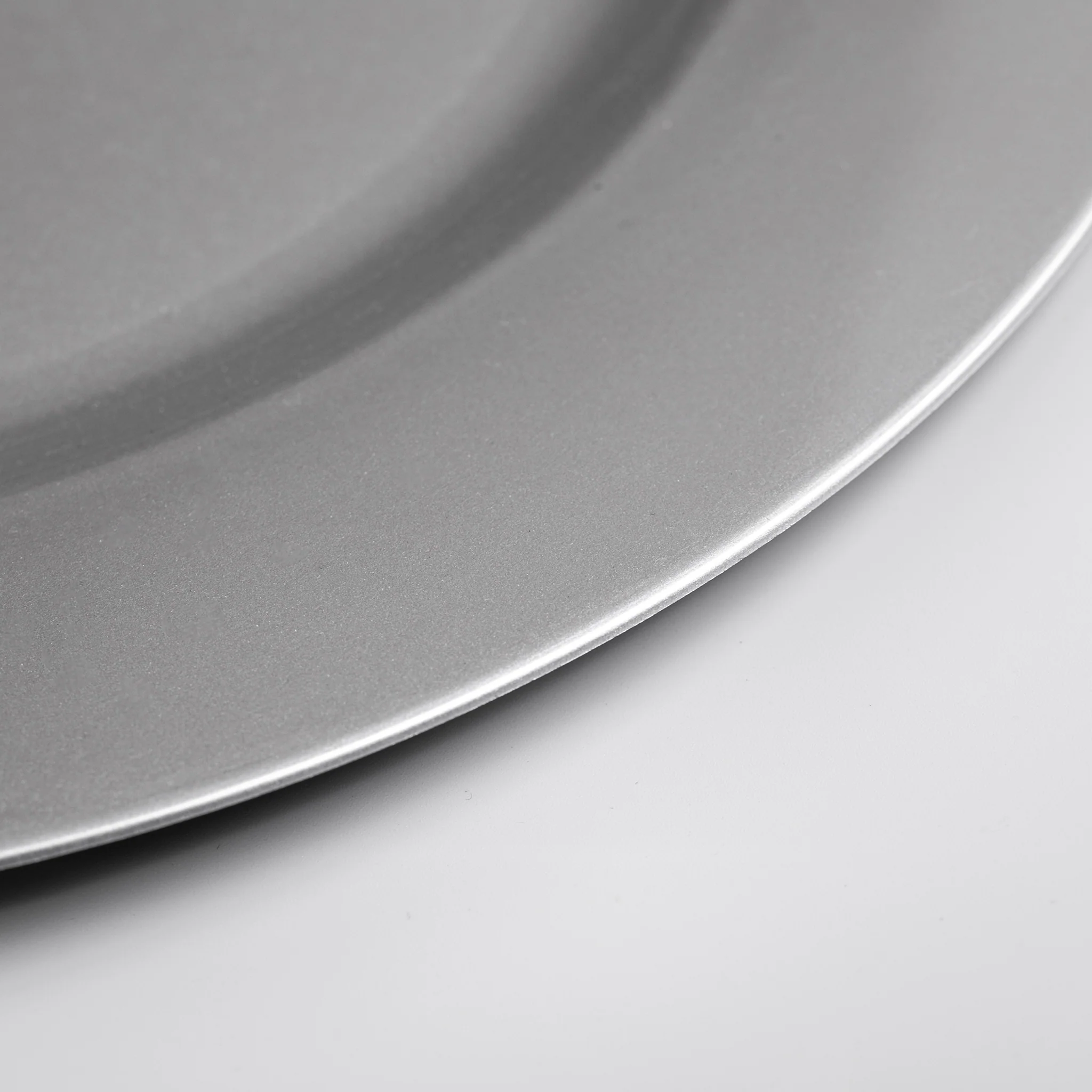 Plain Round 13" Charger Plates - Silver - Image 6