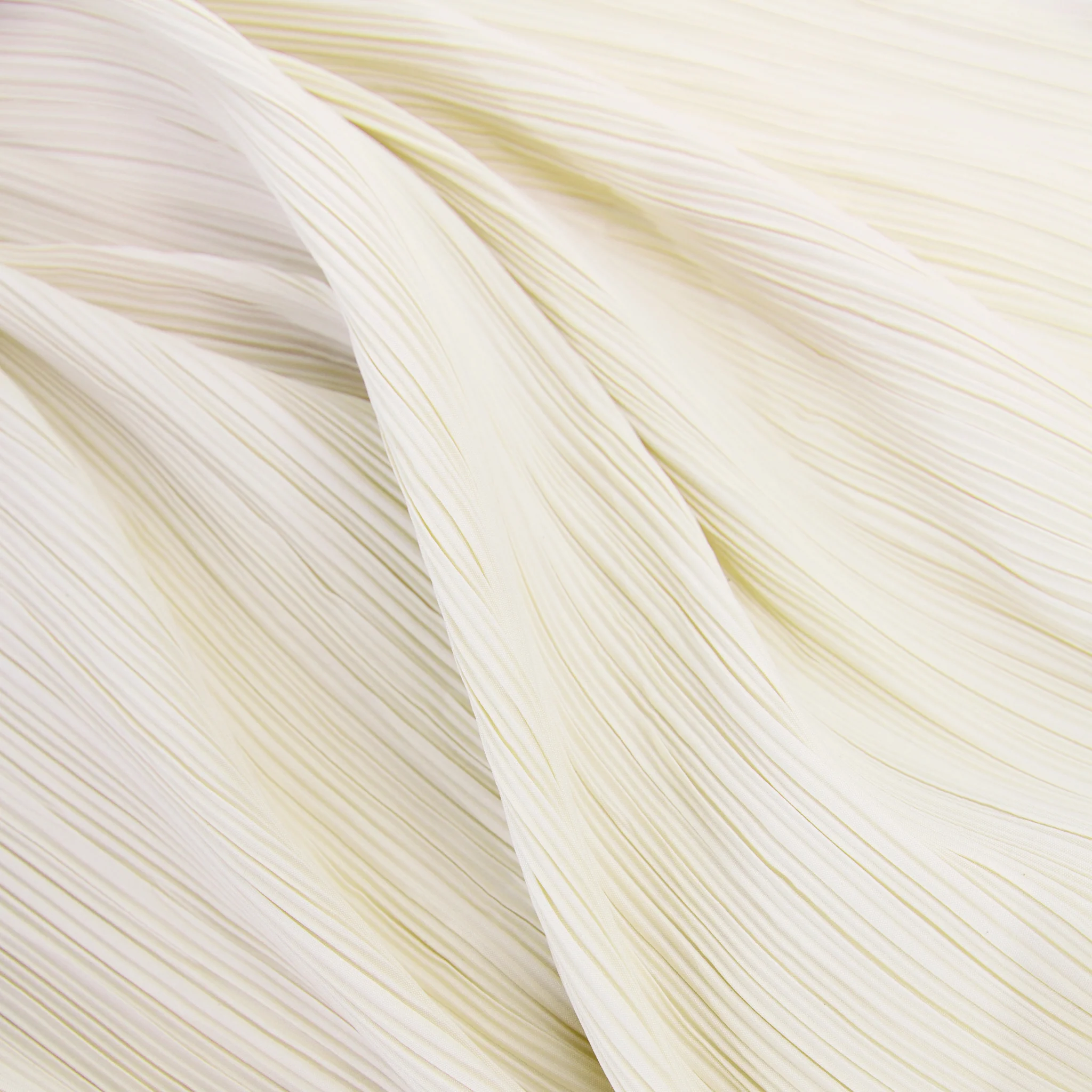 Pleated Crinkle DIY Textured Fabric 5 yards - Ivory - Image 5