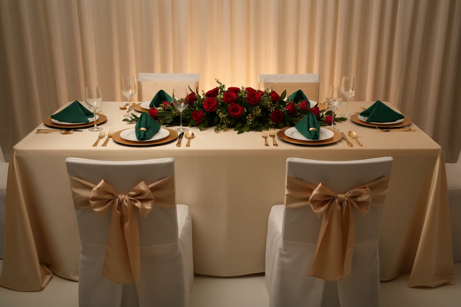 Premium Polyester Napkin 20"x20" - Forest Green - Image 4