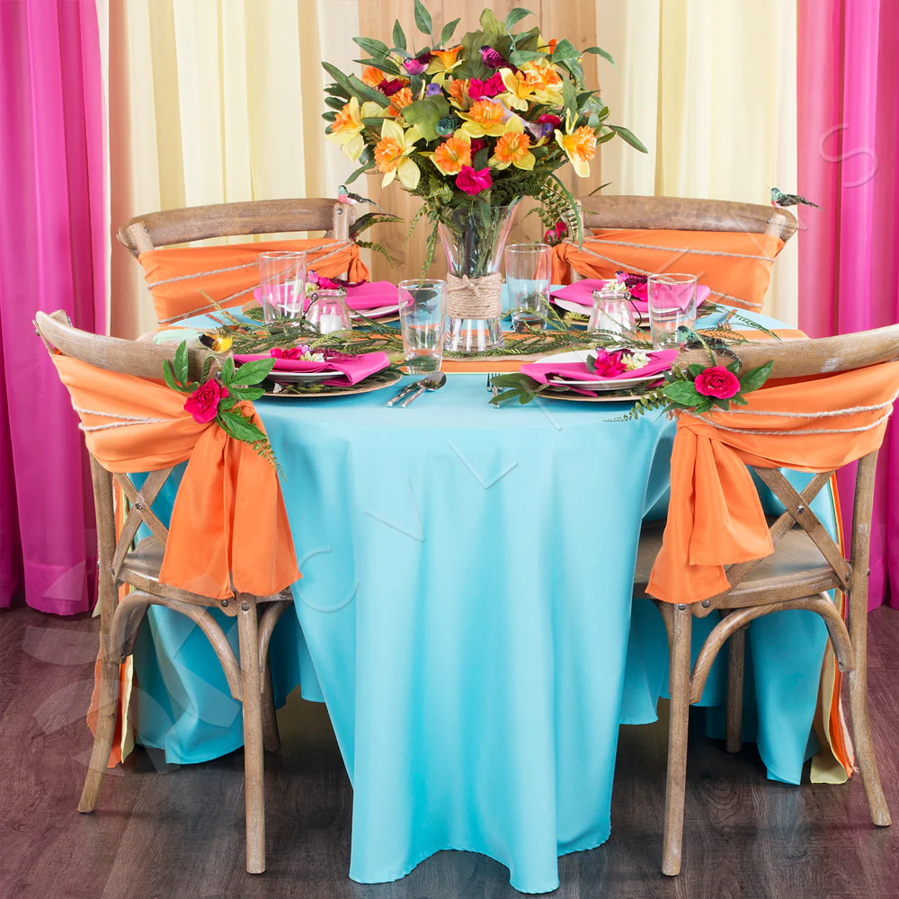 Premium Polyester Napkin 20"x20" - Fuchsia - Image 2