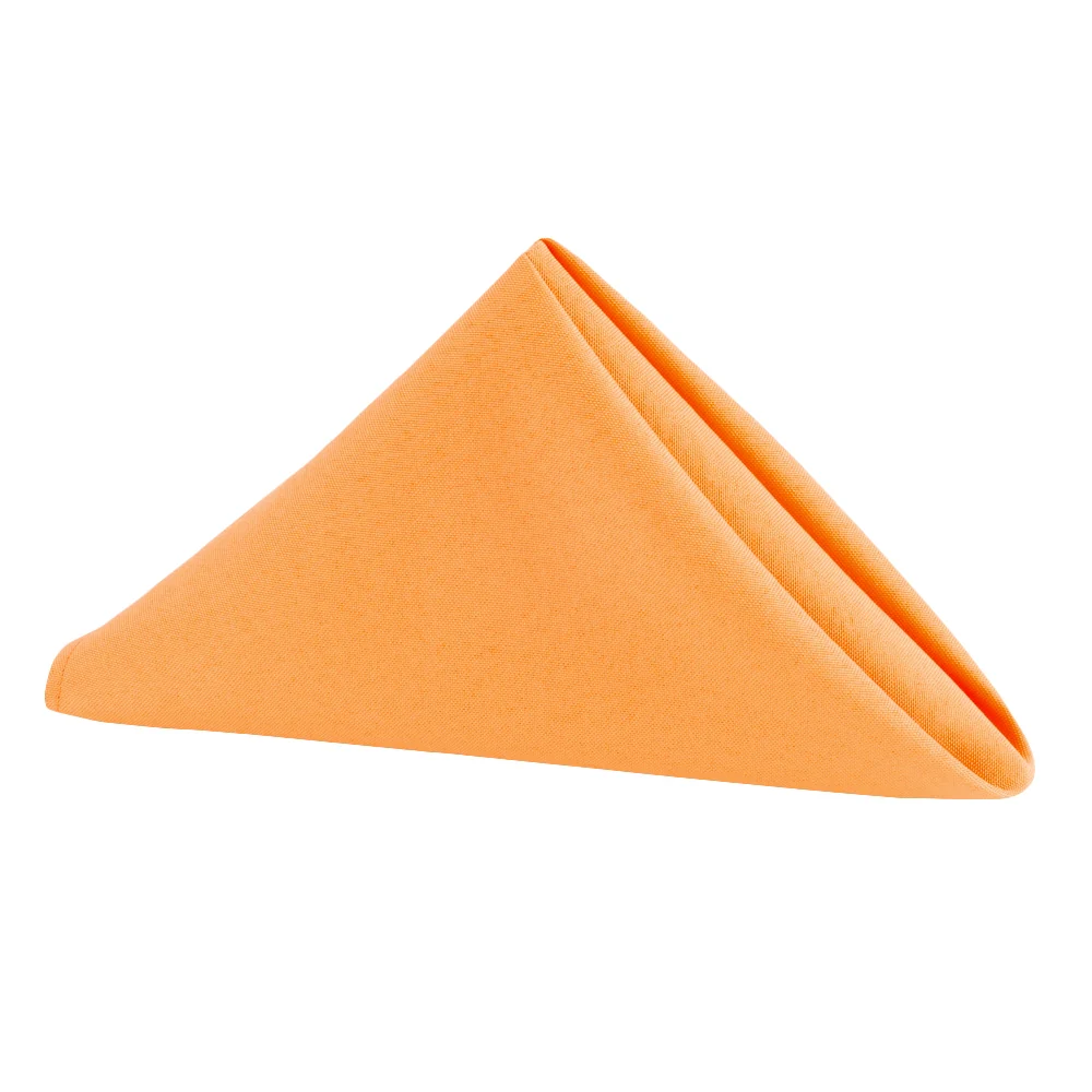 Premium Polyester Napkin 20"x20" - Orange