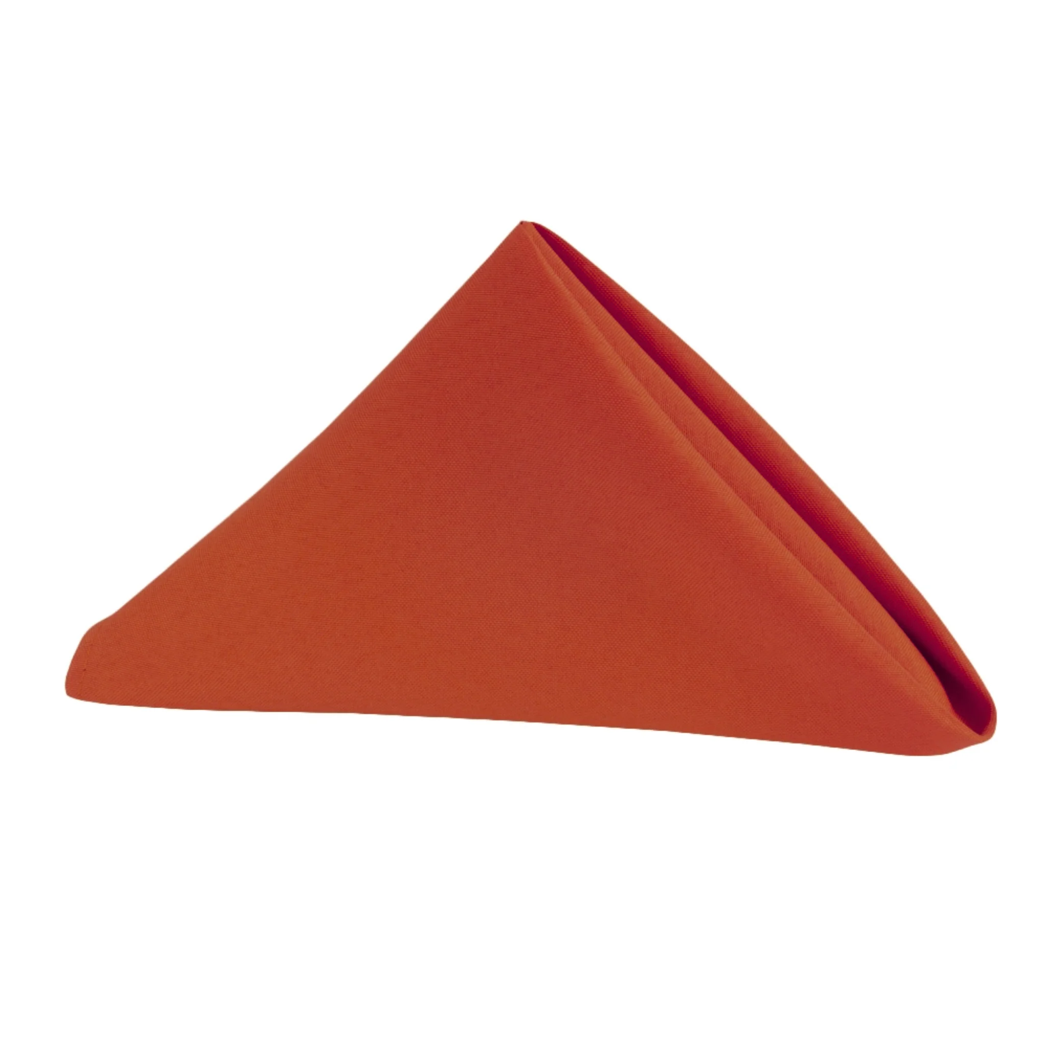Premium Polyester Napkin 20"x20" - Rust