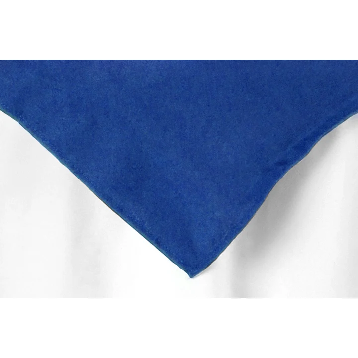 Premium Polyester Square 54" Overlay/Tablecloth - Royal Blue - Image 2