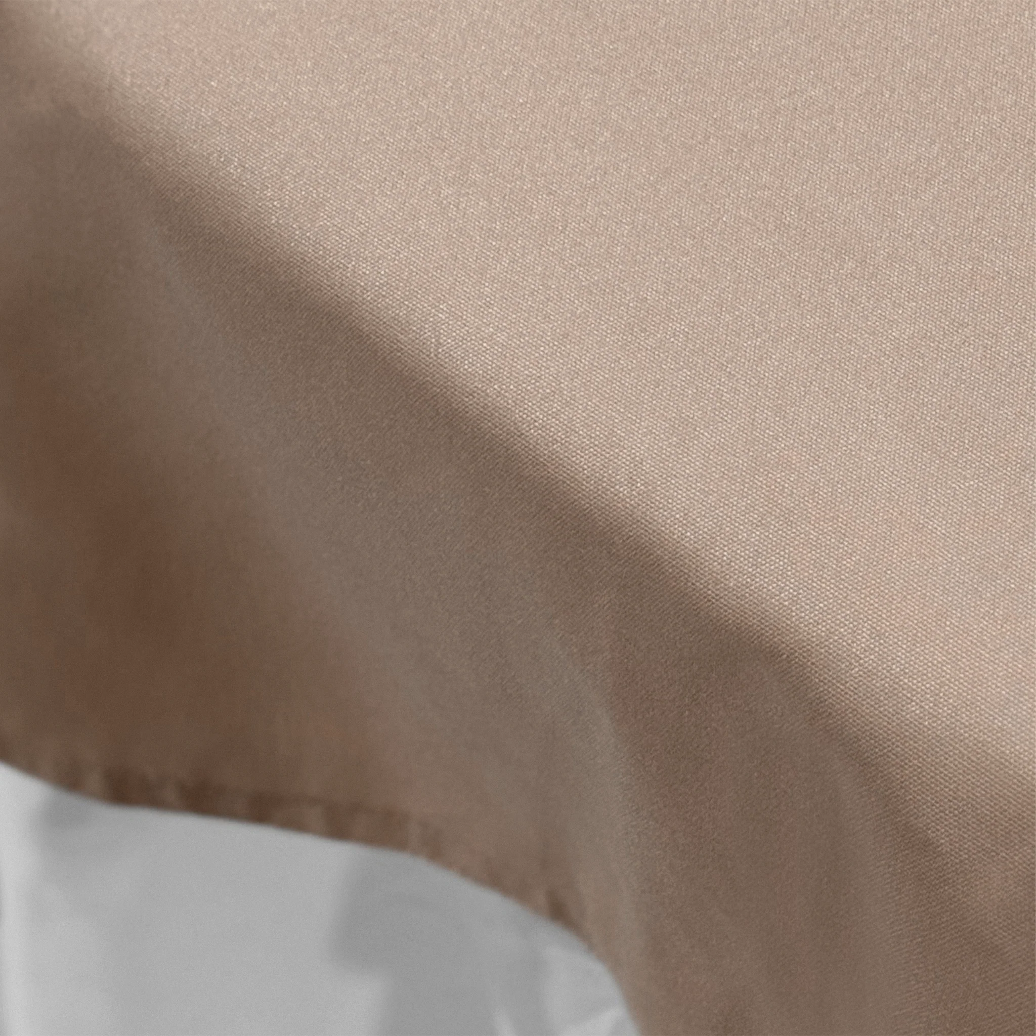 Premium Polyester Square 72" Overlay/Tablecloth - Taupe - Image 4