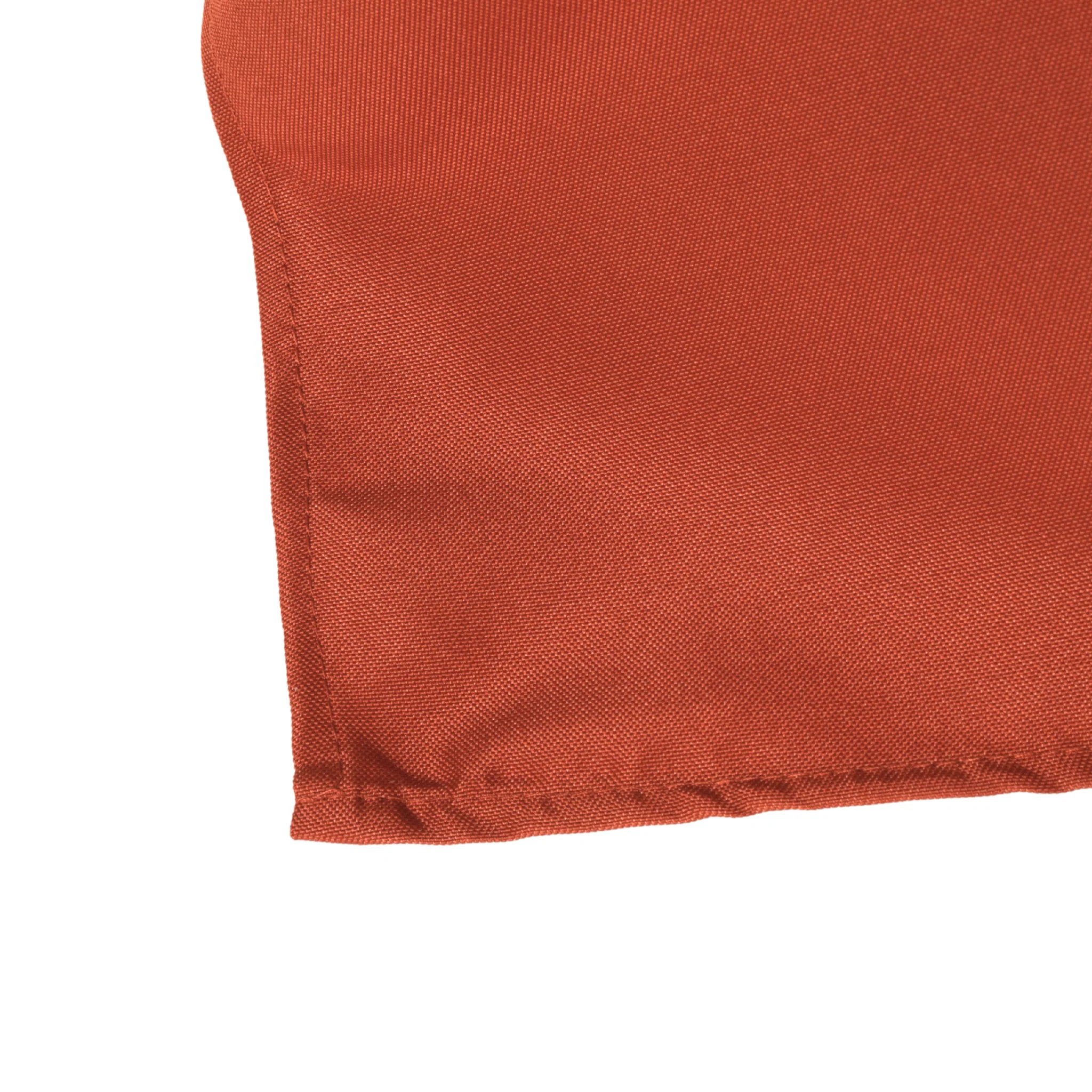 Premium Polyester Square 90"x90" Overlay/Tablecloth - Rust - Image 2