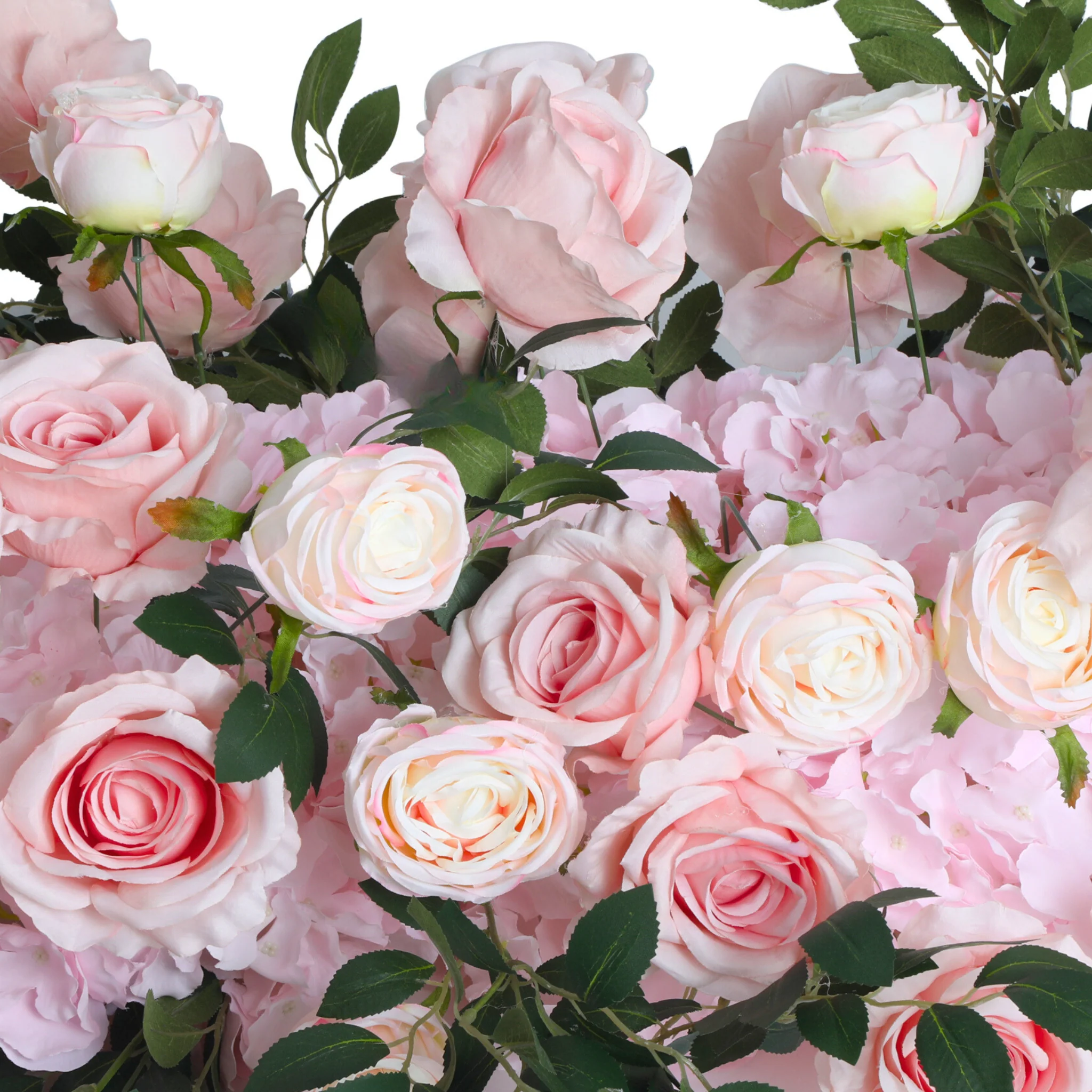 2 pcs/pk Premade Flower Backdrop Arch/Table Runner Decor - Pink - Image 12
