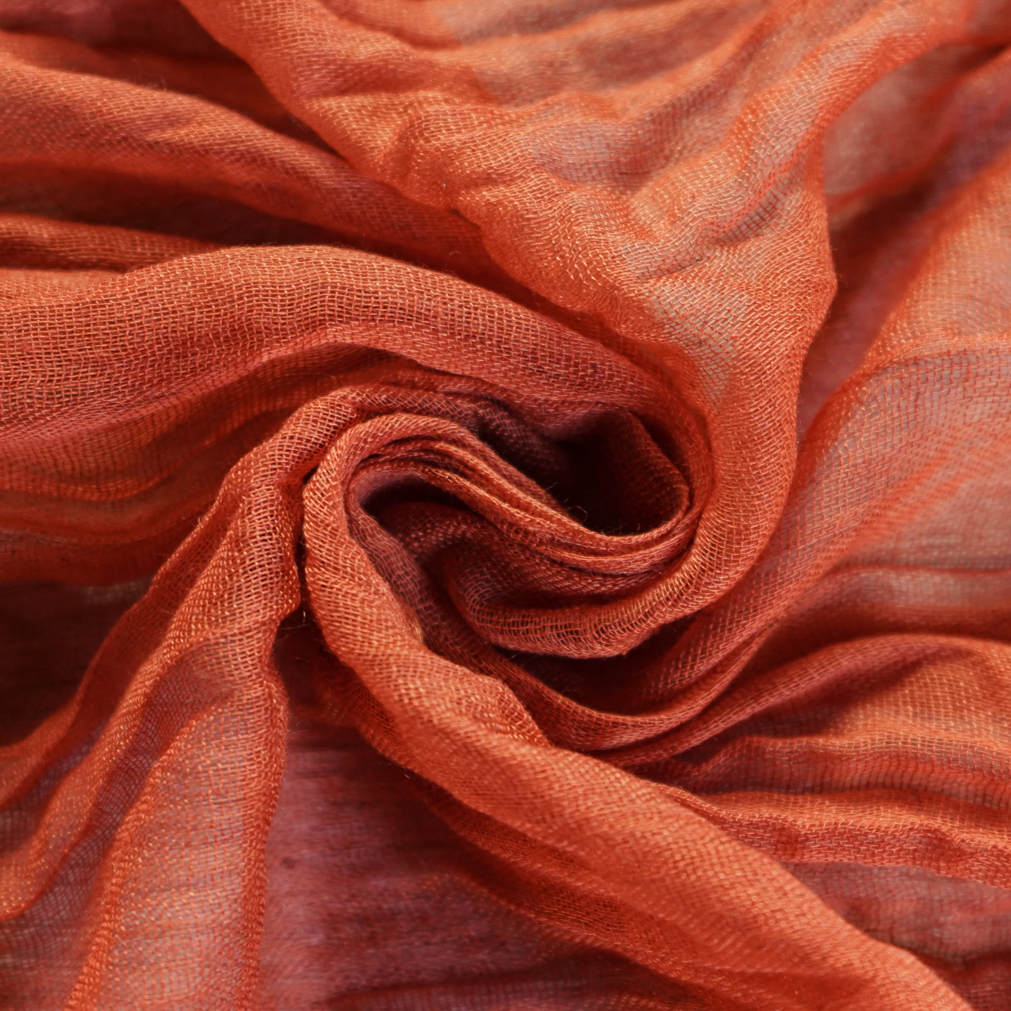Premium Cheesecloth Table Runner 16FT x 25" - Rust - Image 5
