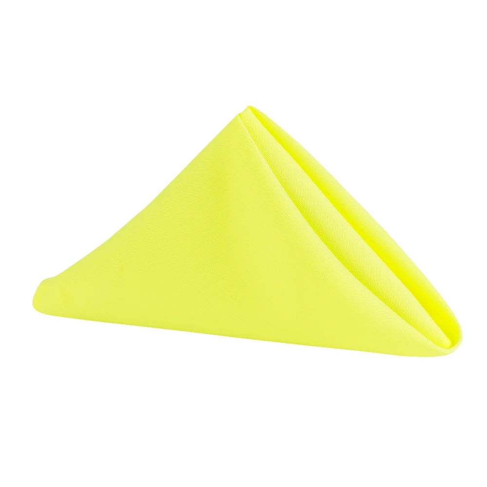 Premium Polyester Napkin 19"x19" - Yellow