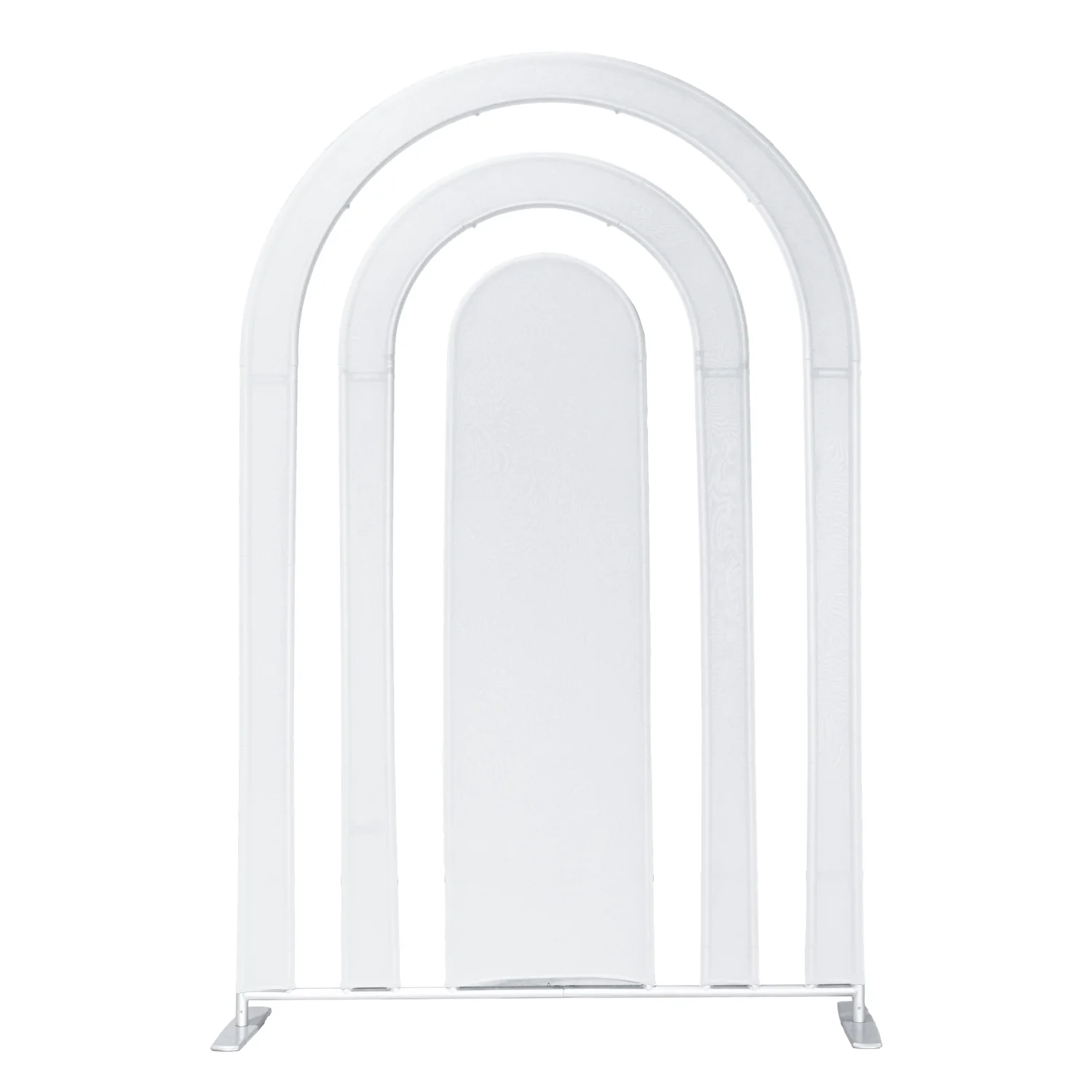 Spandex Cover for Rainbow Multi-Tier Arch (3 pc/set) - White