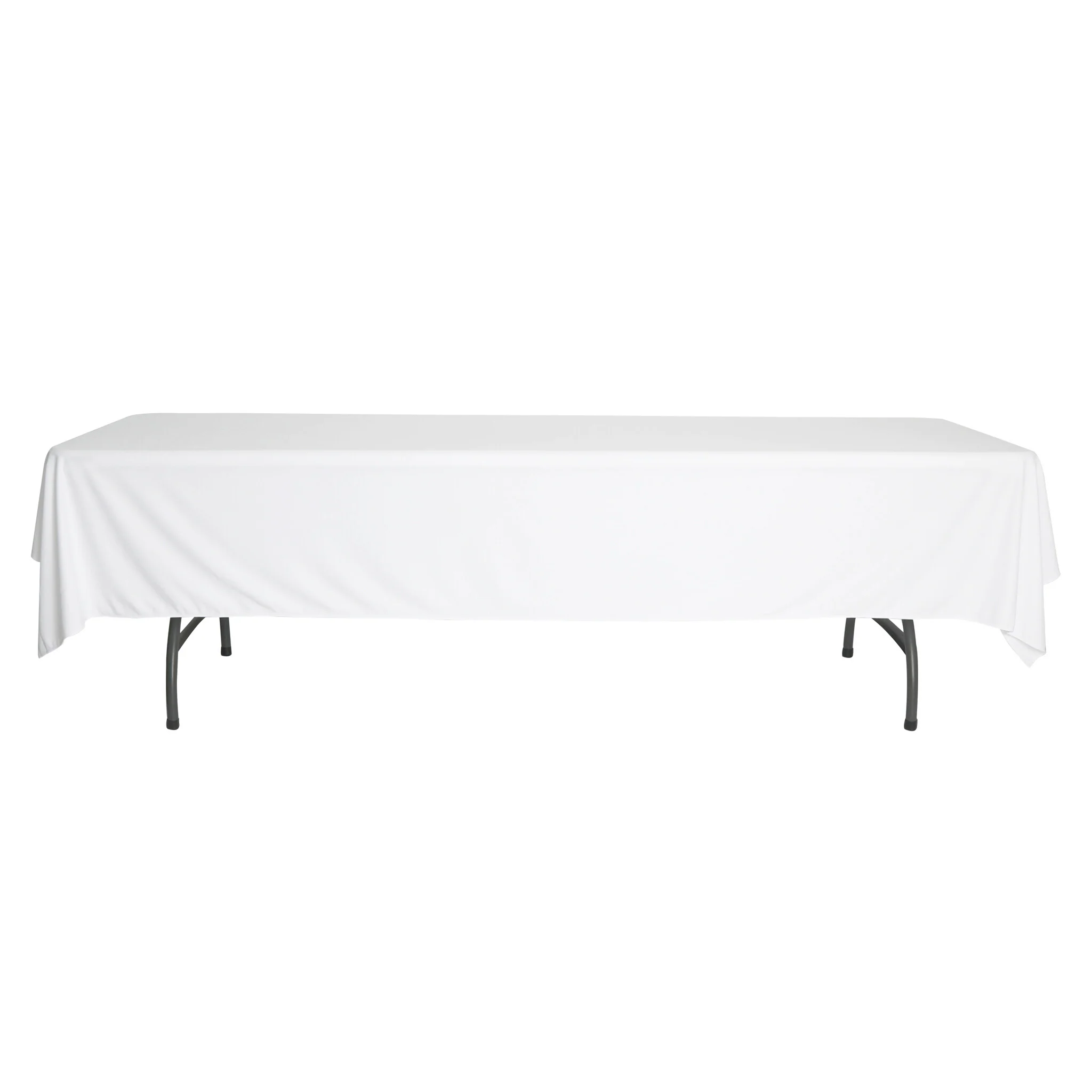 Scuba 60"x120" Rectangular Tablecloth - White - Image 3