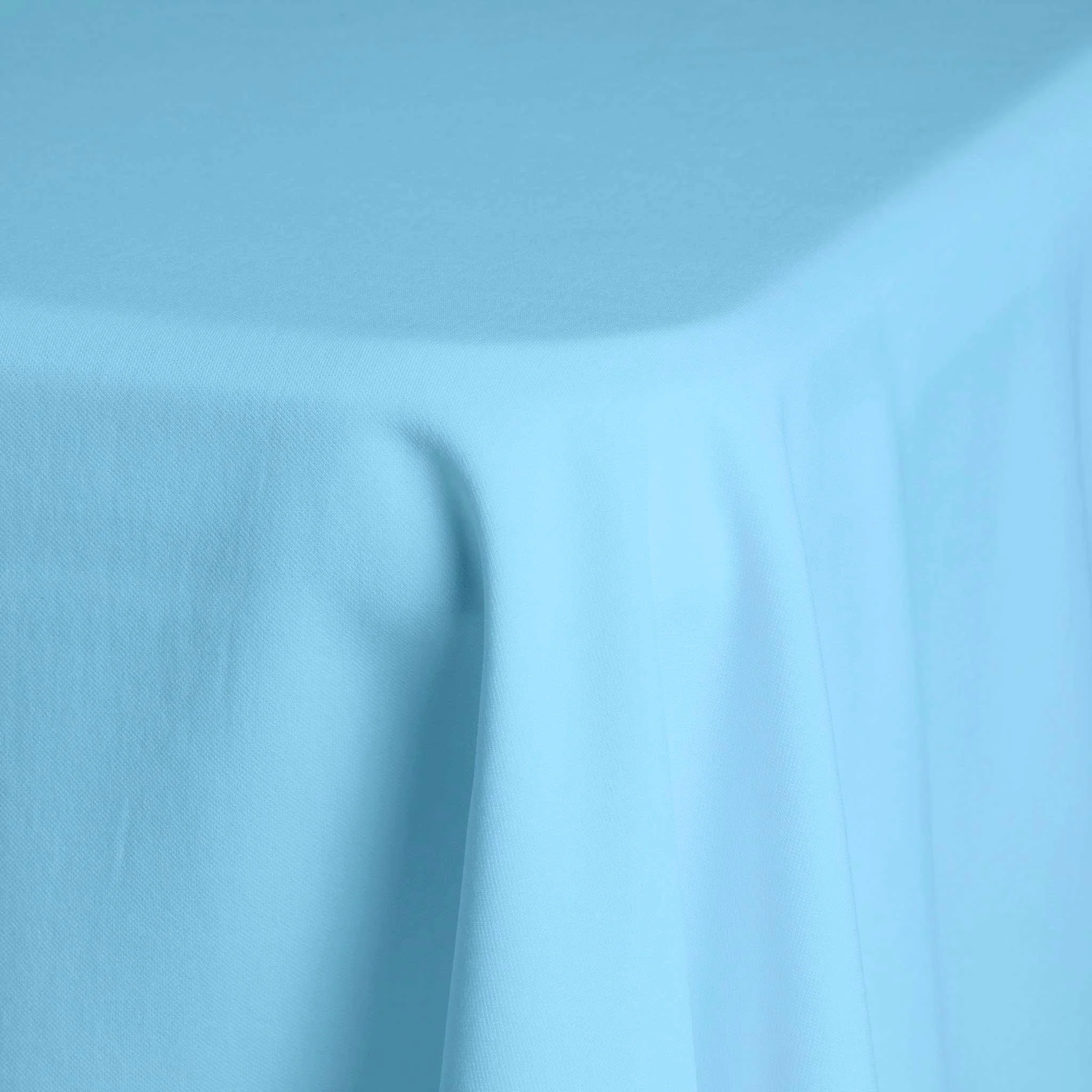 Scuba 90"x132" Rectangular Oblong Tablecloth - Baby Blue - Image 2