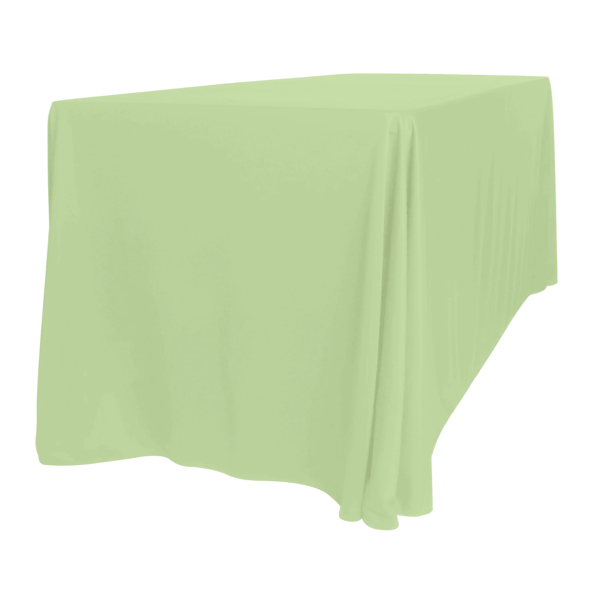 Scuba 90"x132" Rectangular Oblong Tablecloth - Sage Green - Image 3