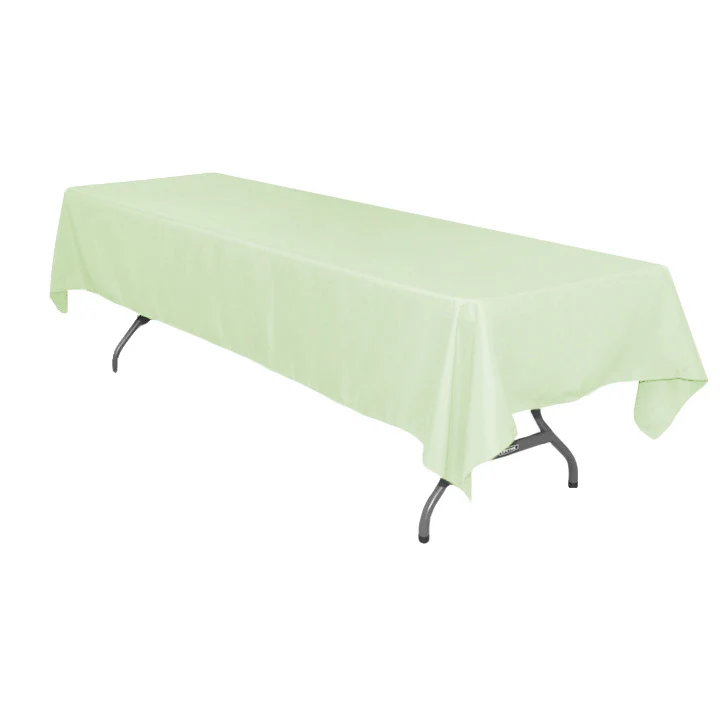 Rectangular Premium Polyester Tablecloth 60"x126" - Sage Green