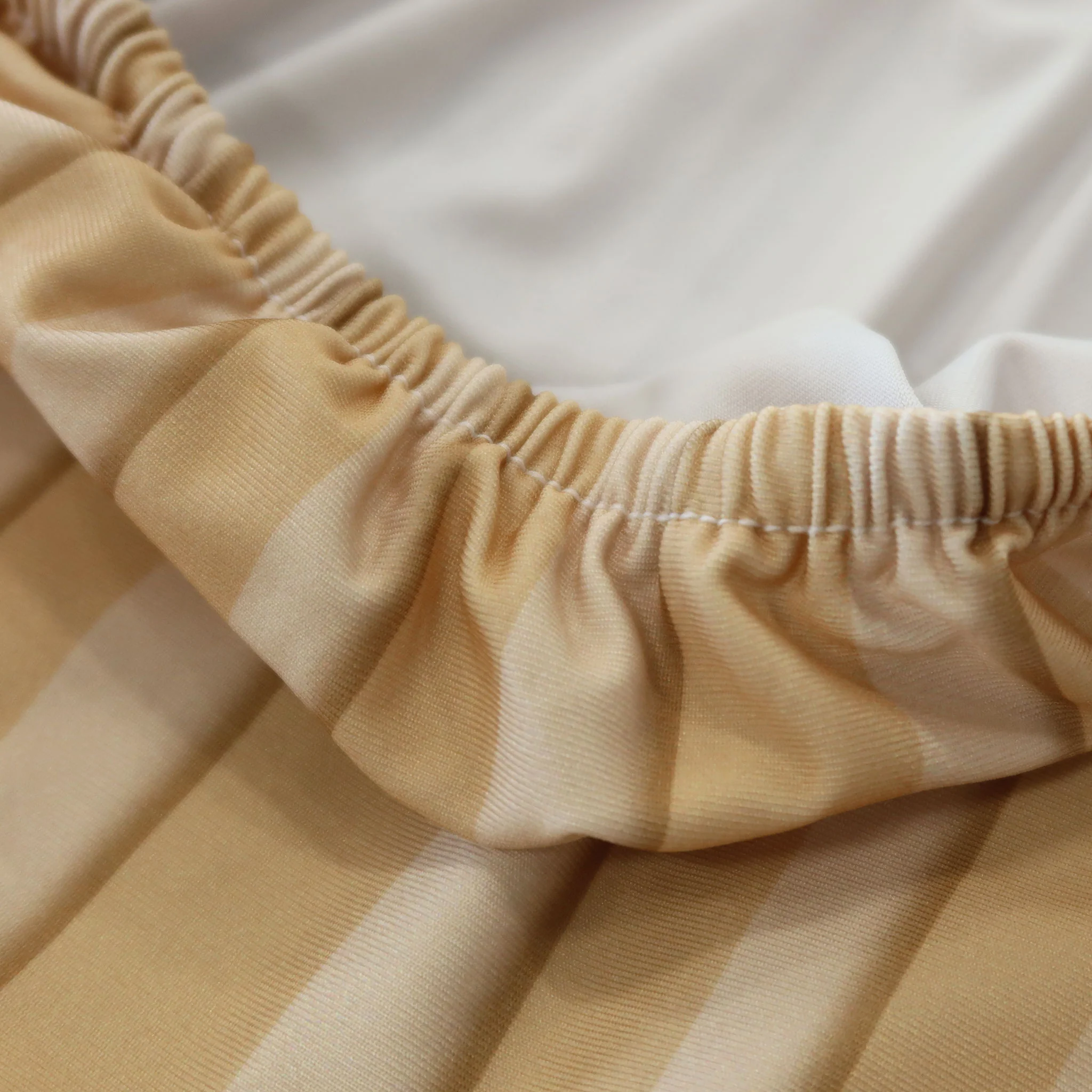 Ripple Spandex Covers for Trio Arch 4 pc - Champagne - Image 3