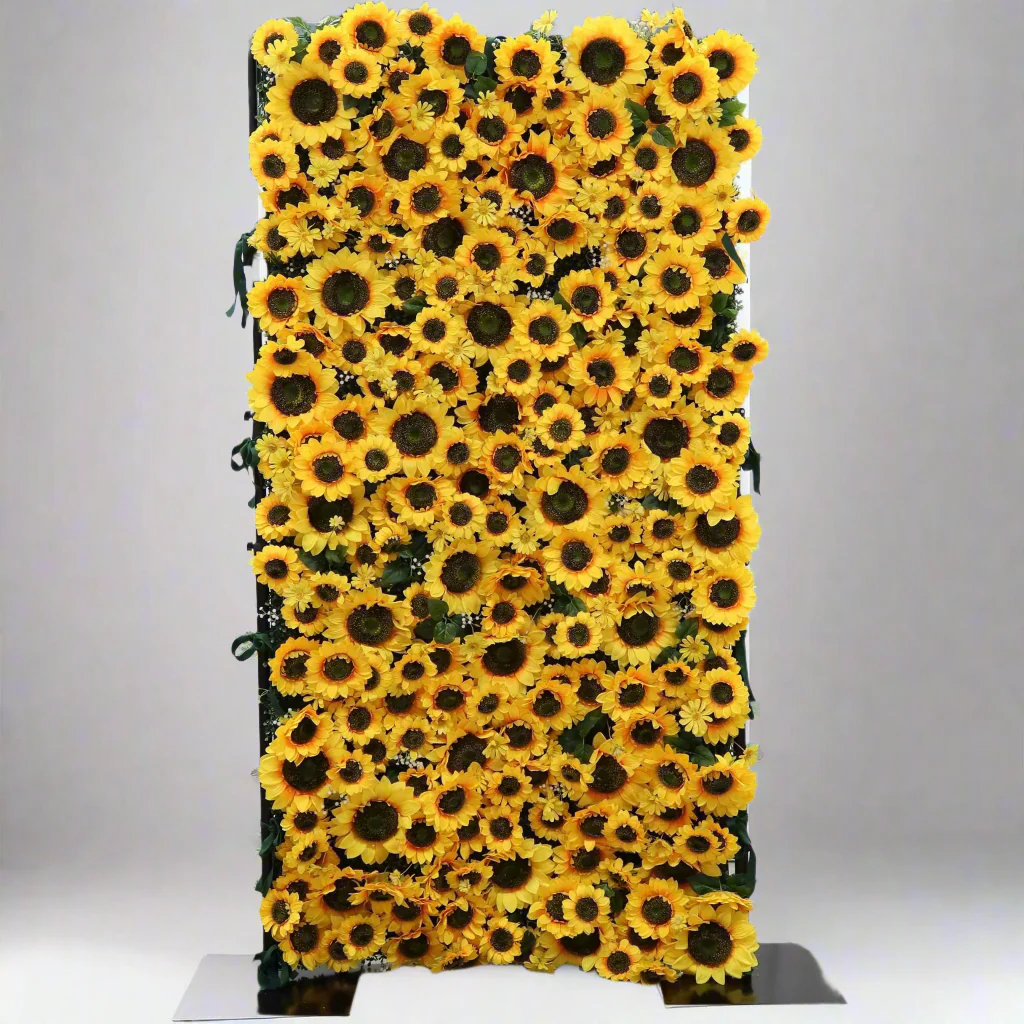 Premium Sunflower Wall Roll Up Backdrop 8ft x 4ft