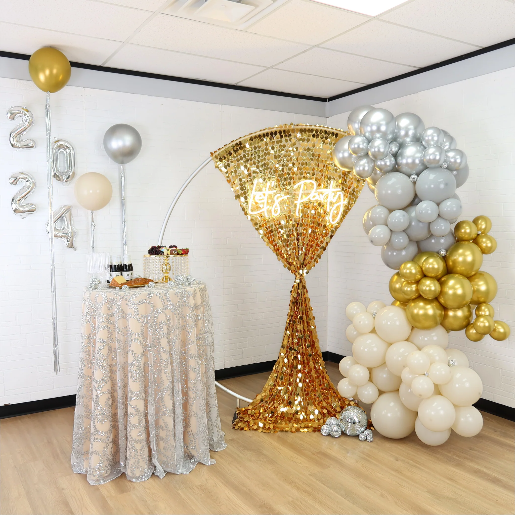 Heavy Duty 7ft Round Arch Backdrop Stand - Image 3
