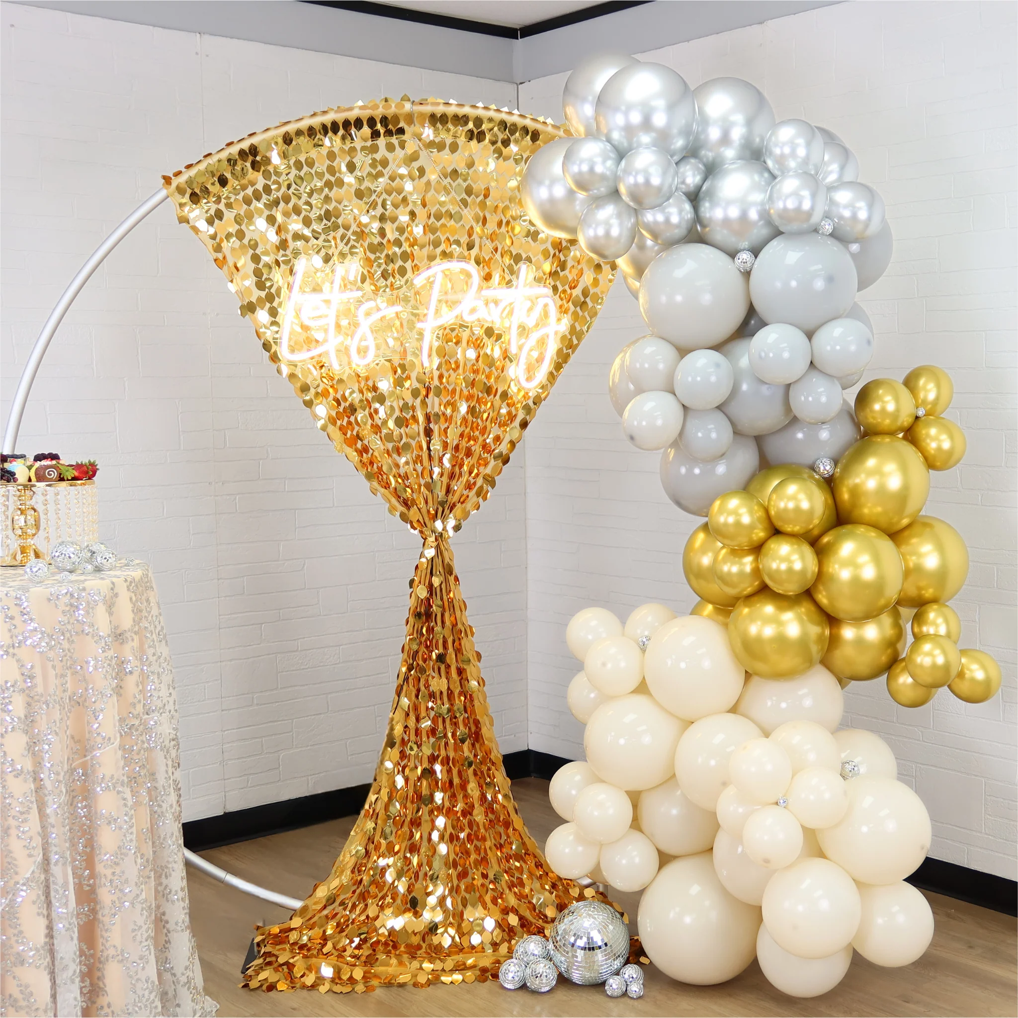 Heavy Duty 7ft Round Arch Backdrop Stand - Image 8