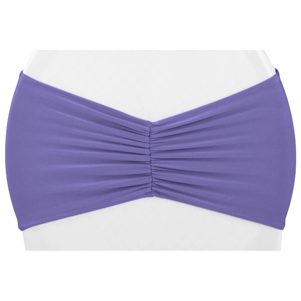 Ruffled Spandex Chair Band - Lavender