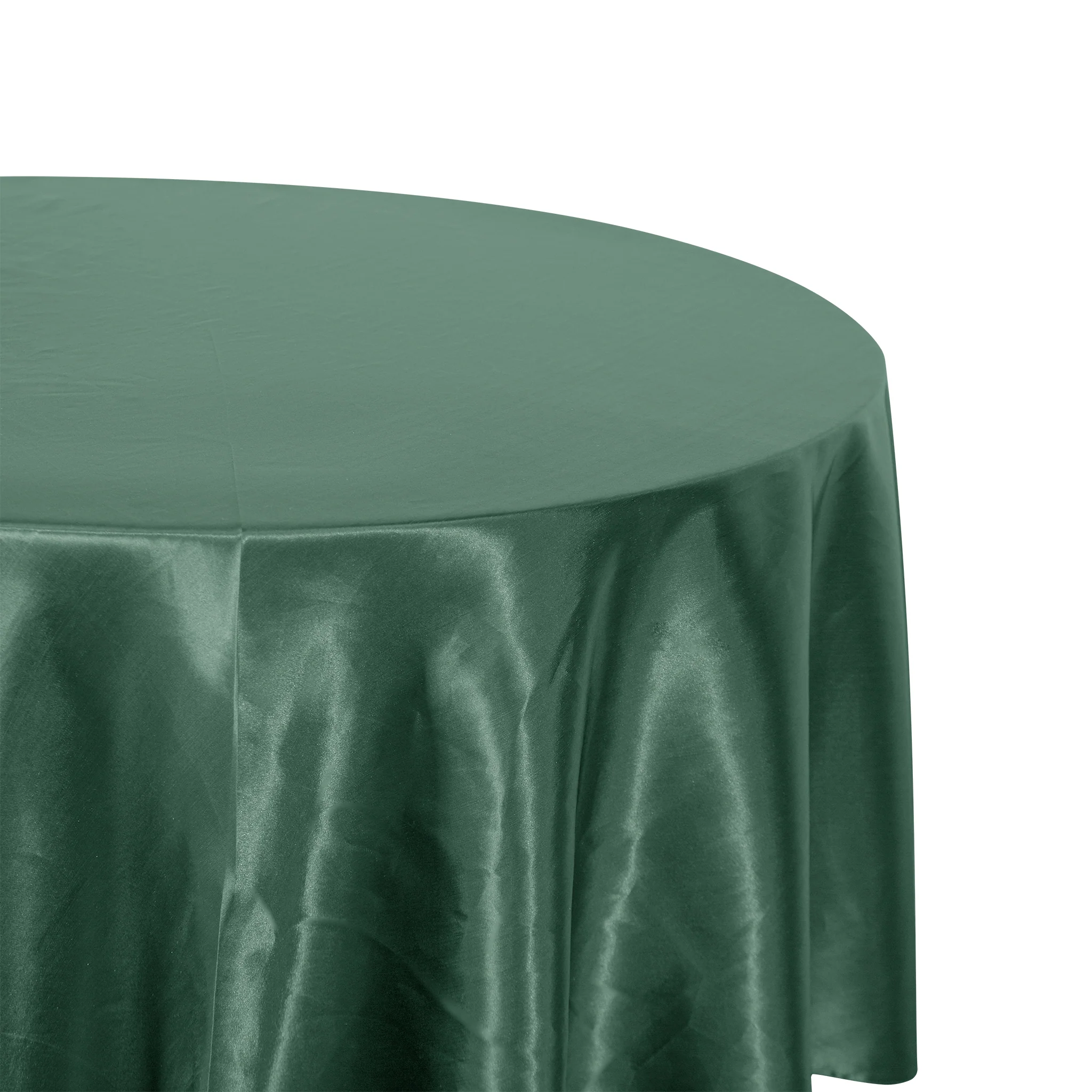 Satin 120" Round Tablecloth - Eucalyptus - Image 2