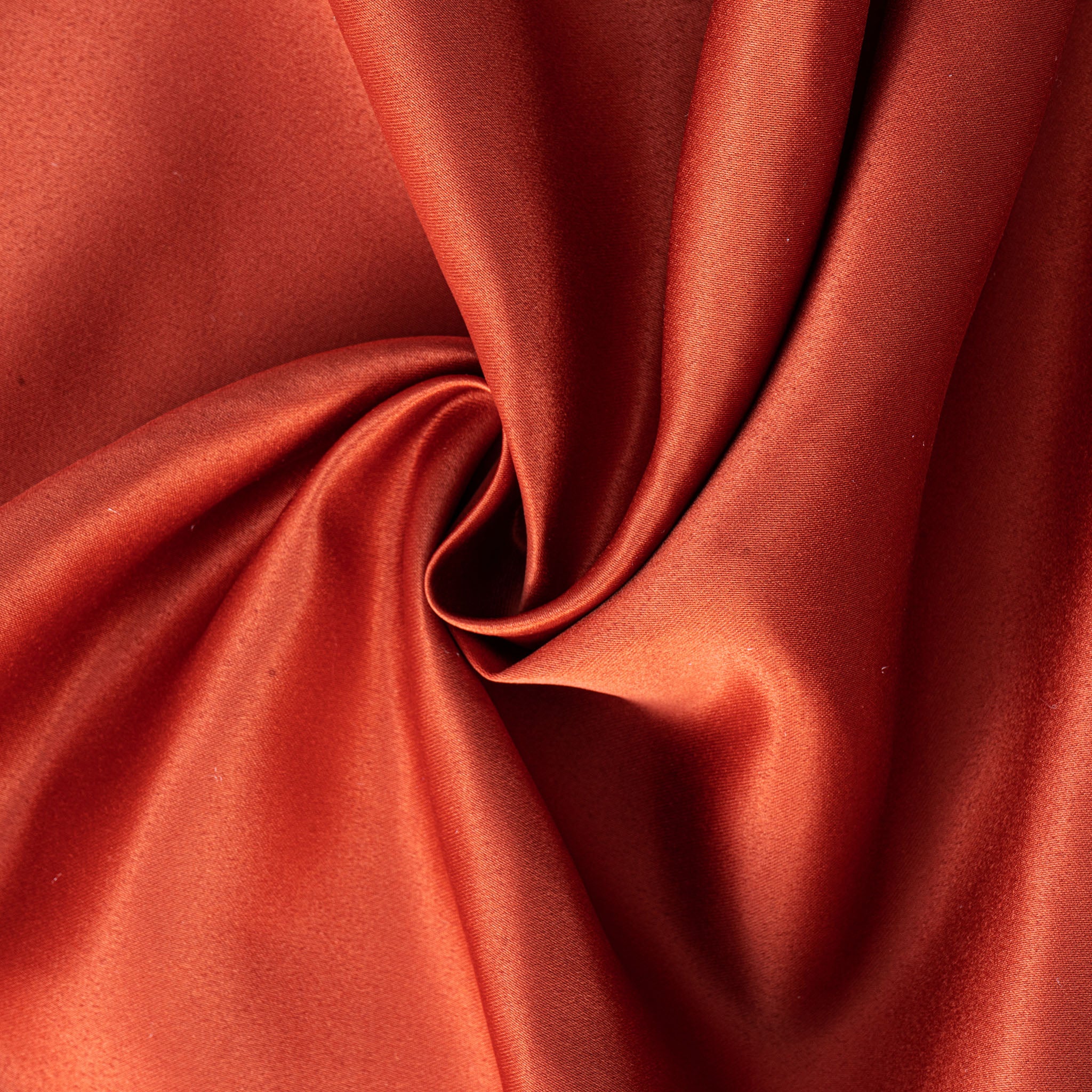 Satin 120" Round Tablecloth - Rust - Image 2